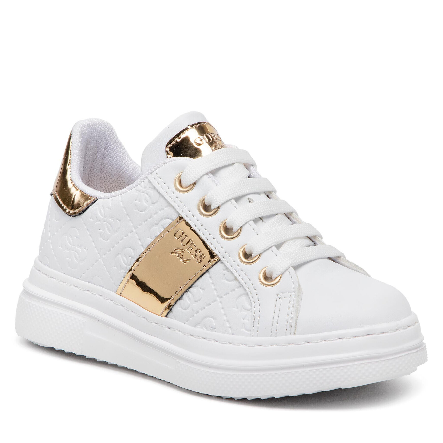 Guess Sneakers Wilma 4g FI5WIM FAL12 Alb - Pled.ro