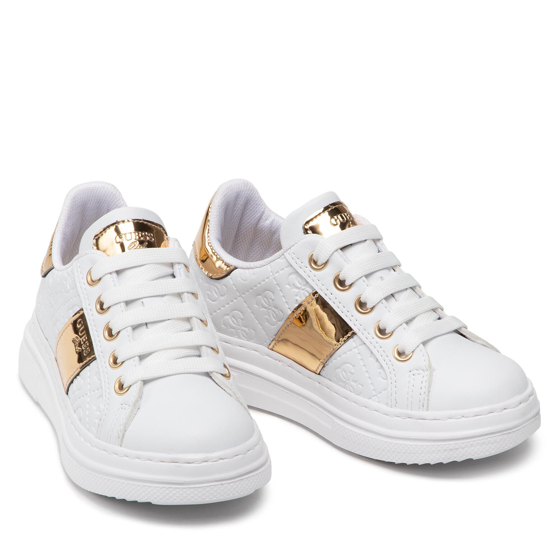 Guess Sneakers Wilma 4g FI5WIM FAL12 Alb - Pled.ro