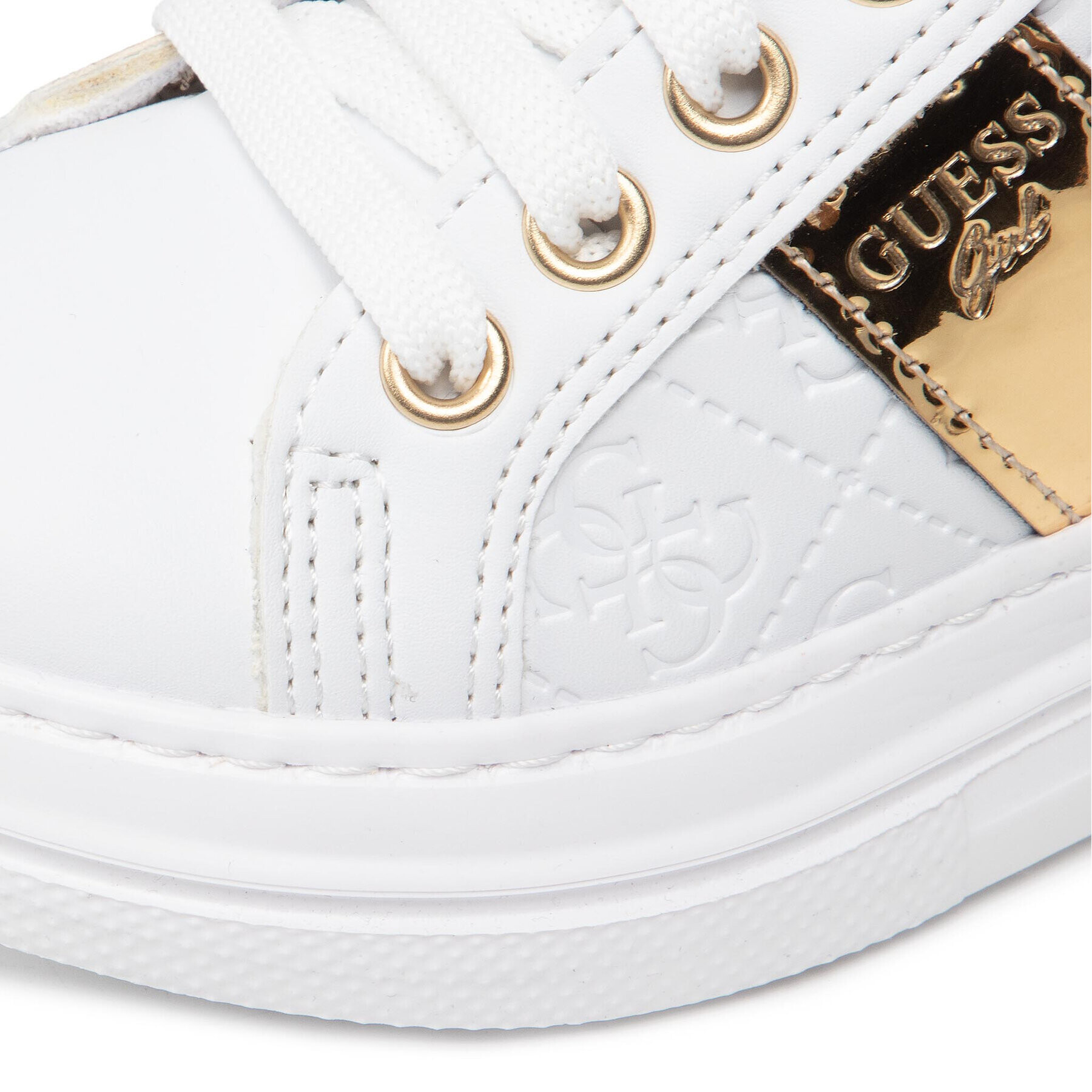 Guess Sneakers Wilma 4g FI5WIM FAL12 Alb - Pled.ro