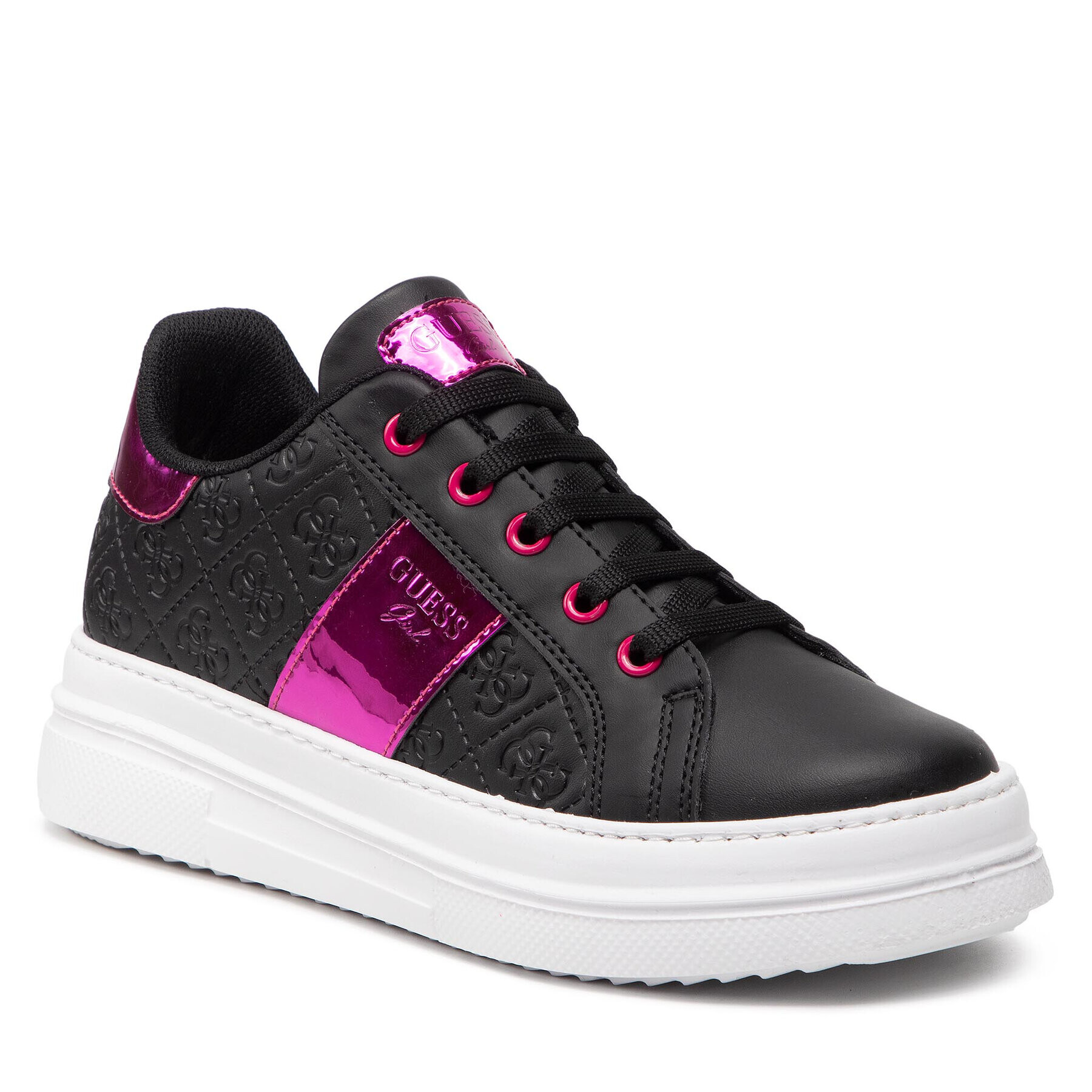 Guess Sneakers Wilma 4G FJ5WIM FAL12 Negru - Pled.ro