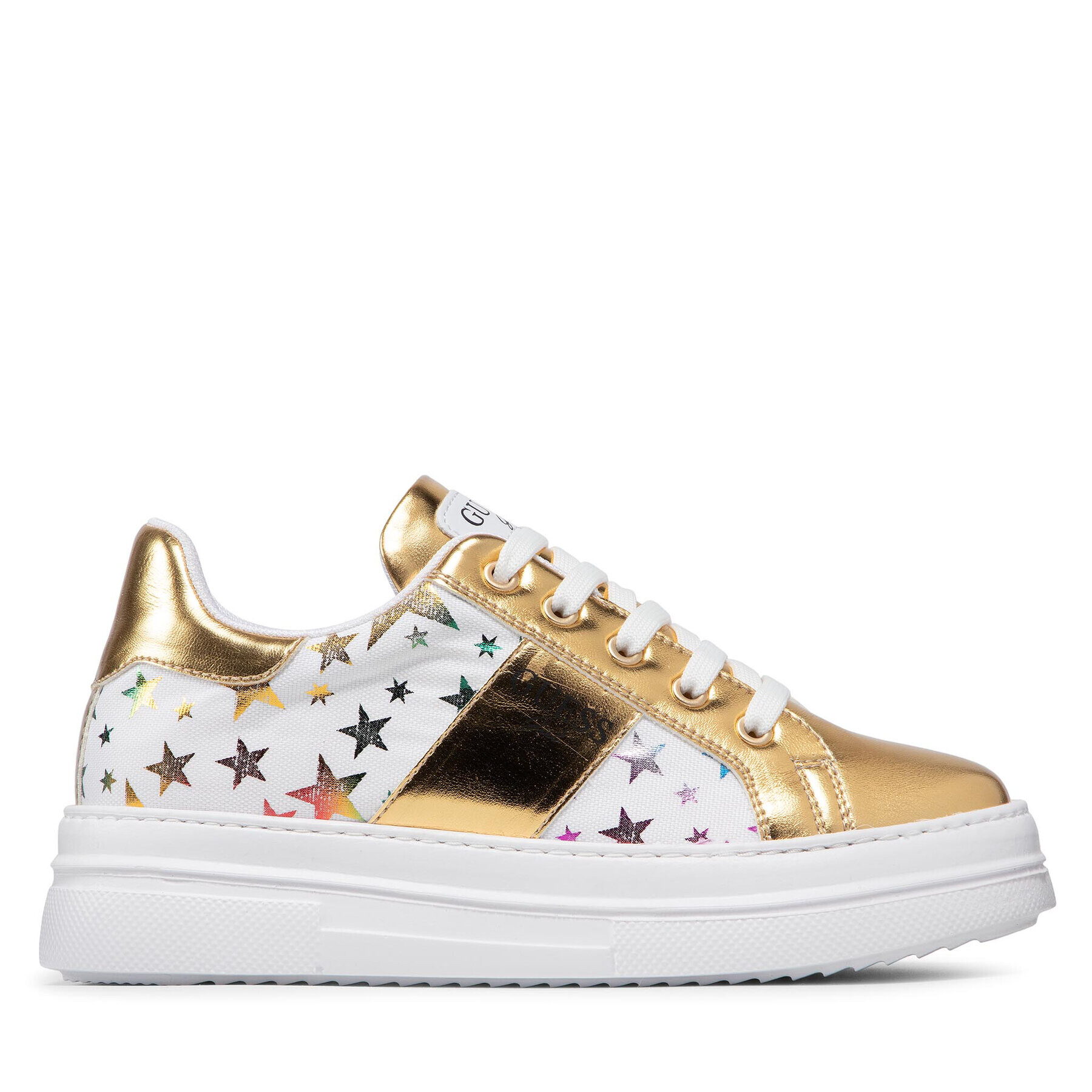 Guess Sneakers Wilma Star FJ5WIM FAB12 Auriu - Pled.ro