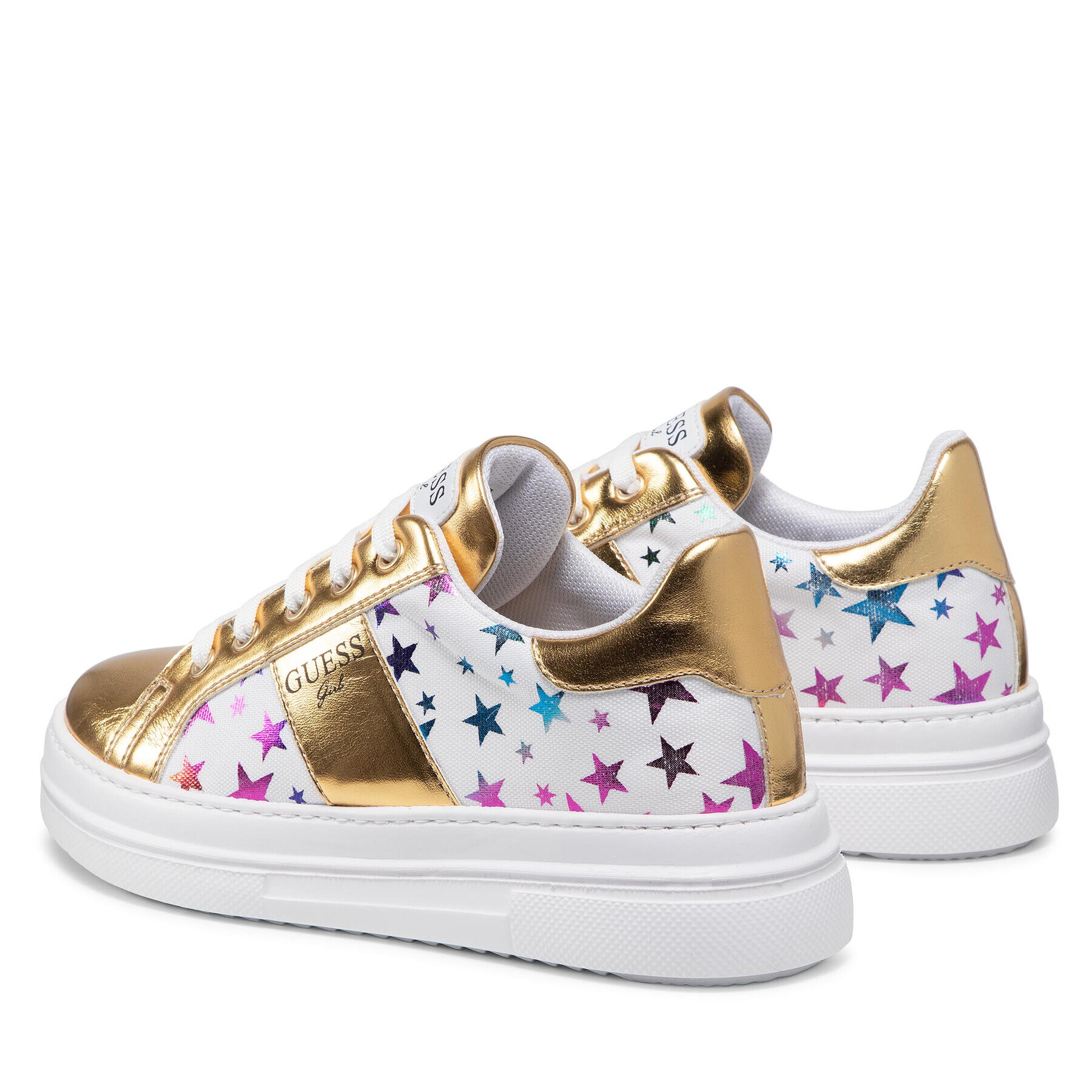 Guess Sneakers Wilma Star FJ5WIM FAB12 Auriu - Pled.ro