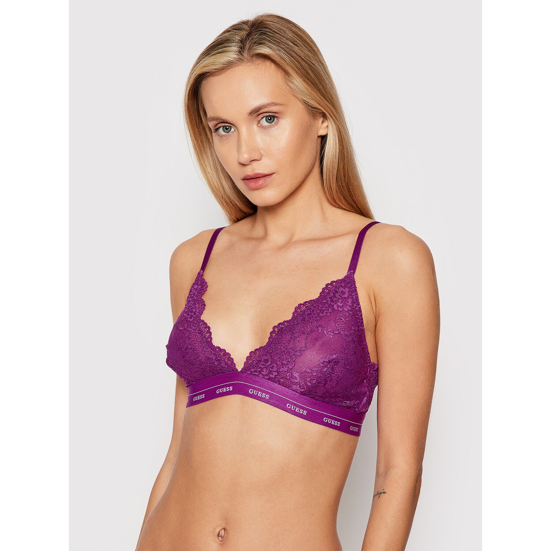 Guess Sutien Bralette Aria O0BC00 PZ01C Violet - Pled.ro