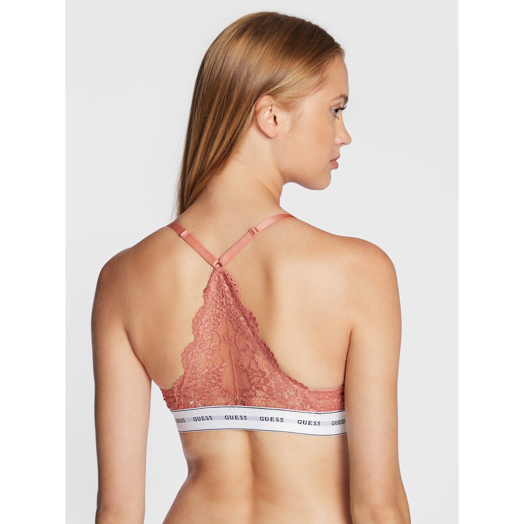 Guess Sutien Bralette Belle O97C02 KBBT0 Roz - Pled.ro