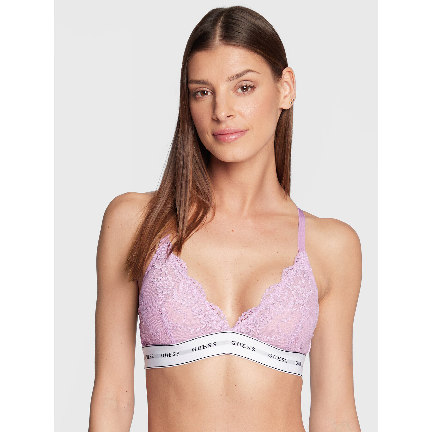 Guess Sutien Bralette Belle O97C02 KBBT0 Violet - Pled.ro