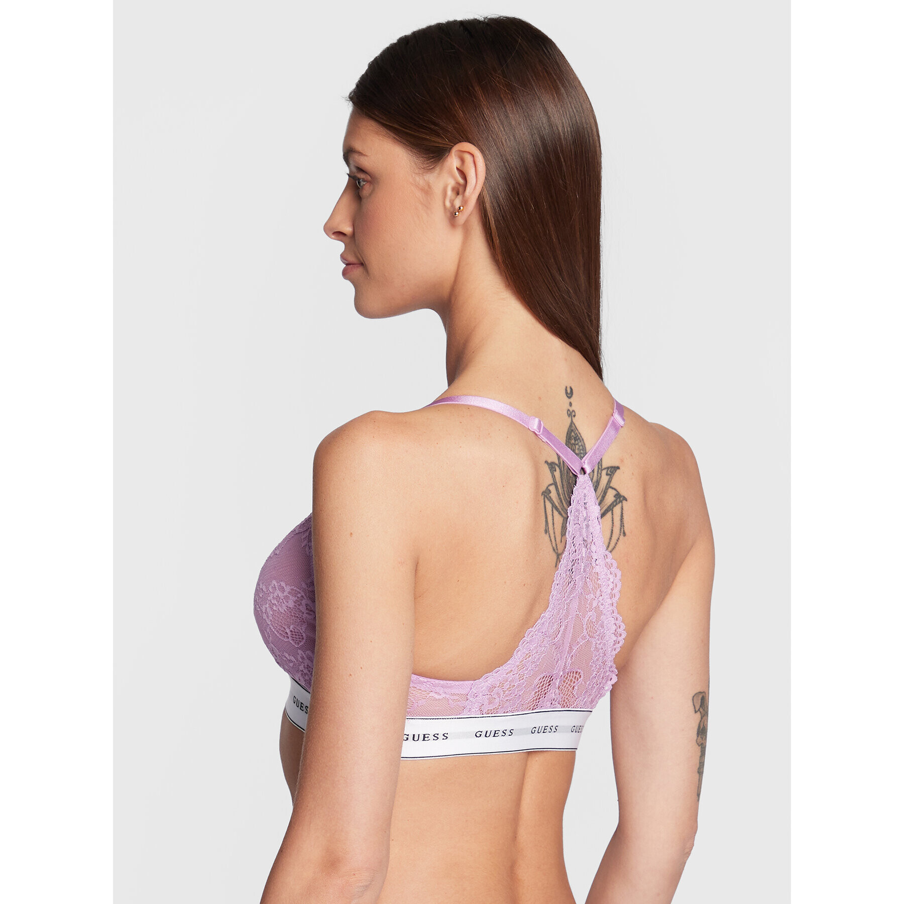 Guess Sutien Bralette Belle O97C02 KBBT0 Violet - Pled.ro