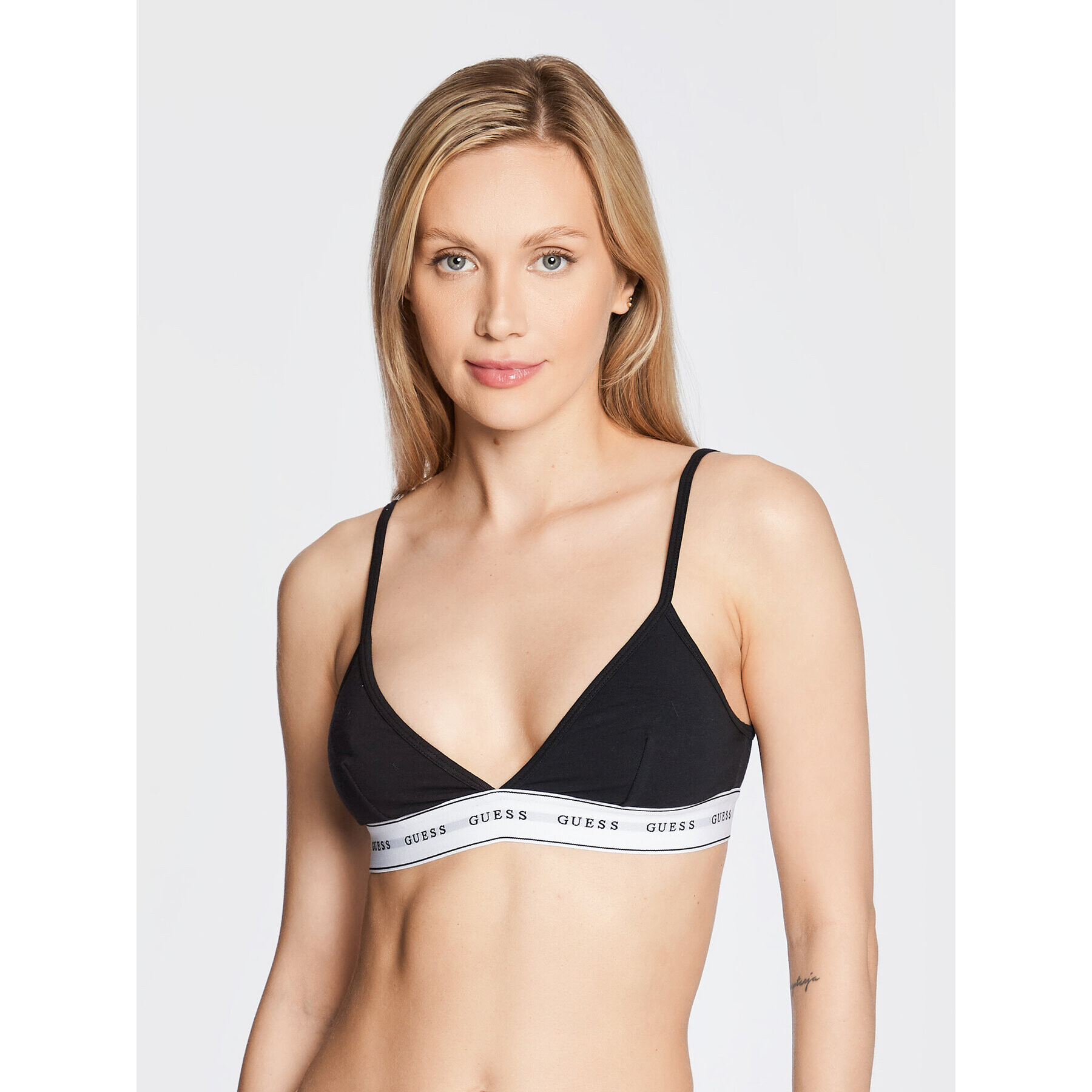 Guess Sutien Bralette Carrie O2BC02 KBBU1 Negru - Pled.ro