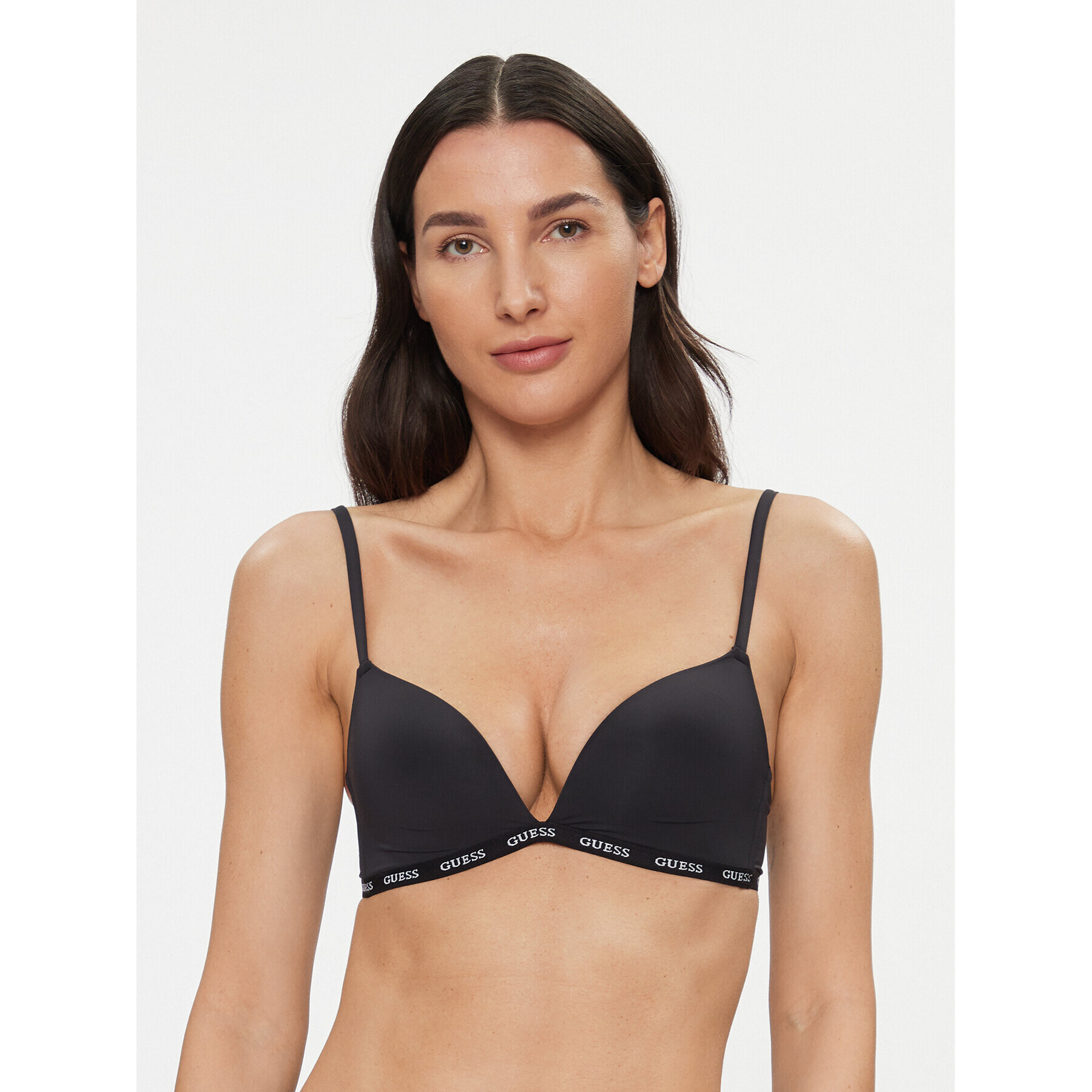 Guess Sutien fără armătură O3YC02 KBS50 Negru - Pled.ro