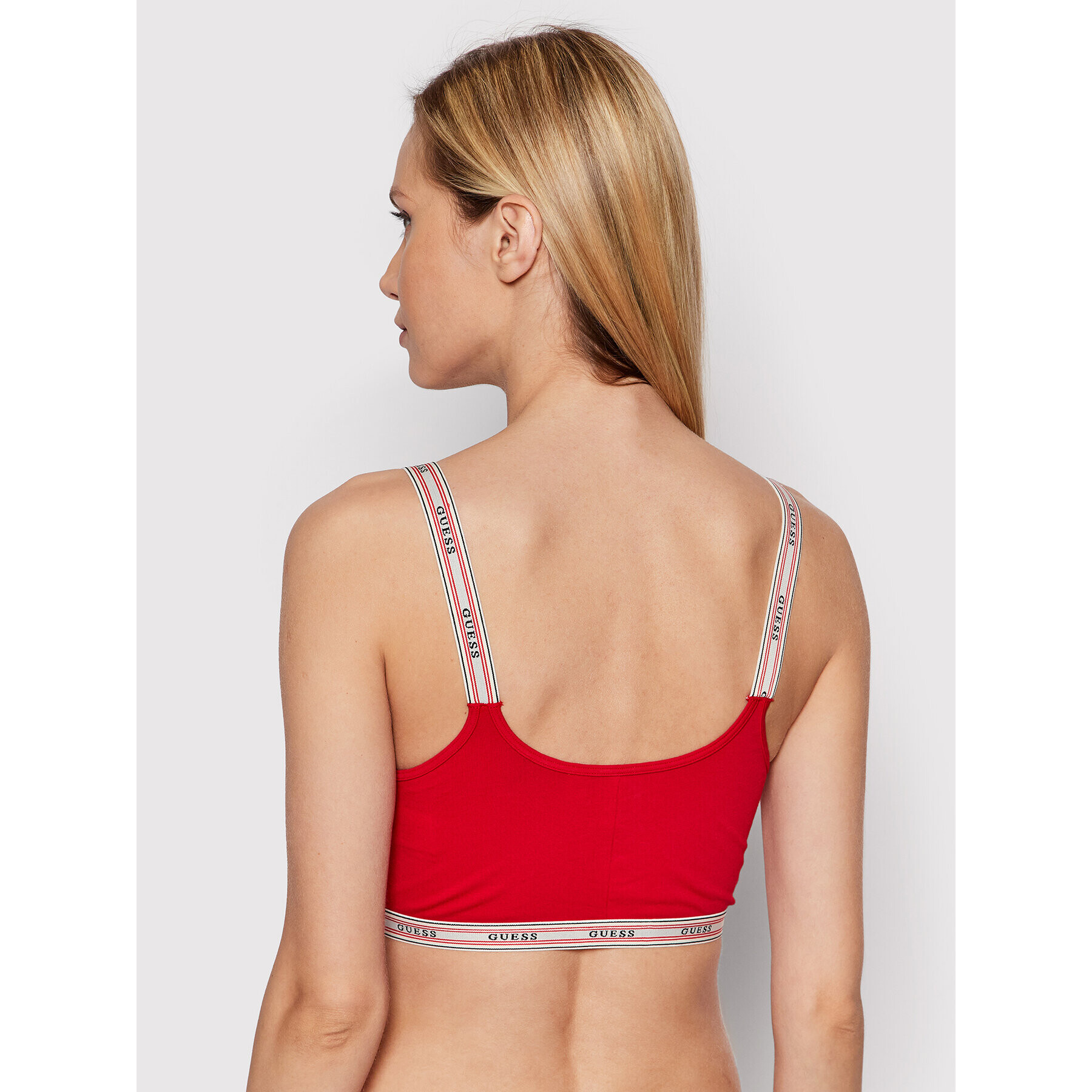 Guess Sutien top Abbie O1BC10 JR06P Roșu - Pled.ro