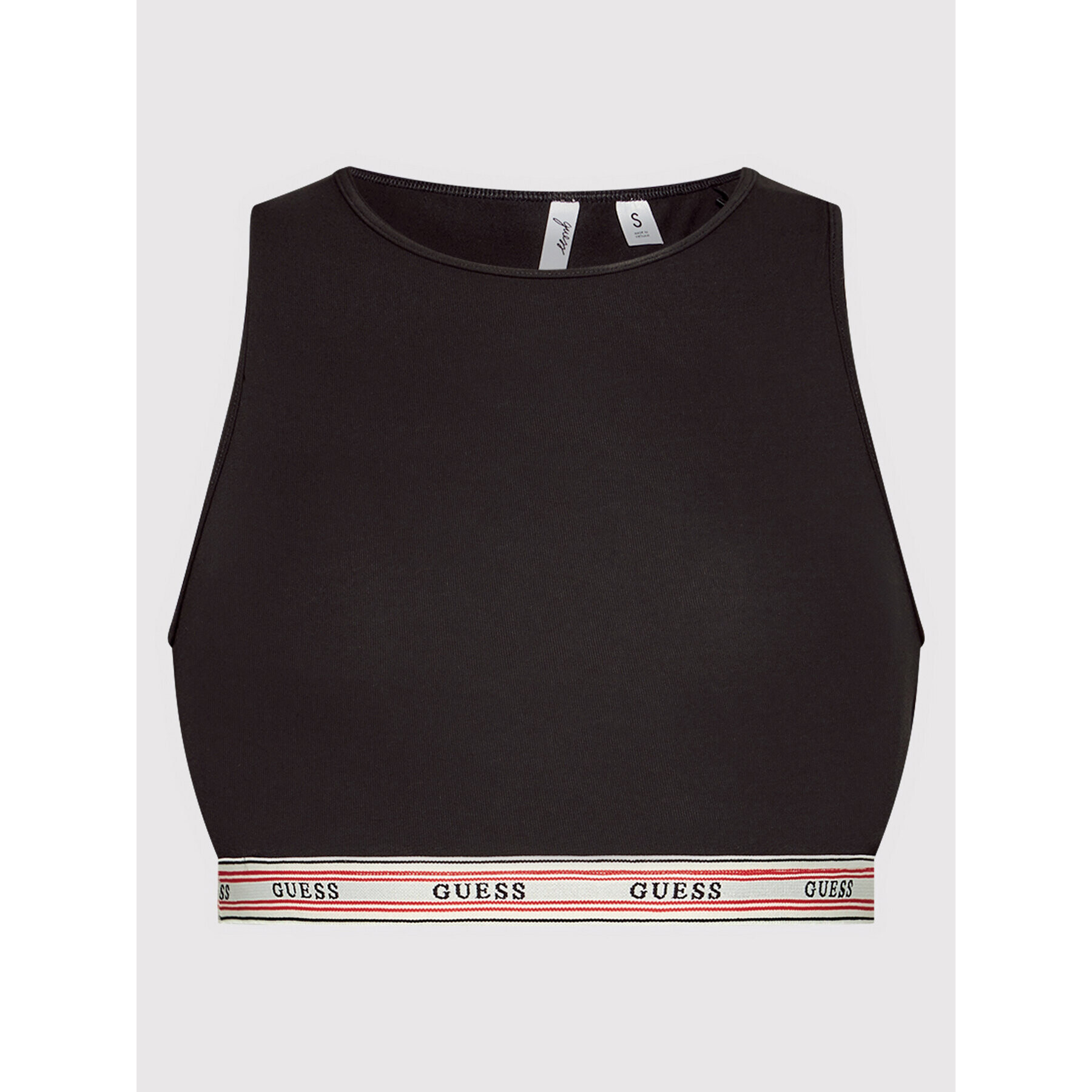 Guess Sutien top Abbie O1BC11 JR06P Negru - Pled.ro