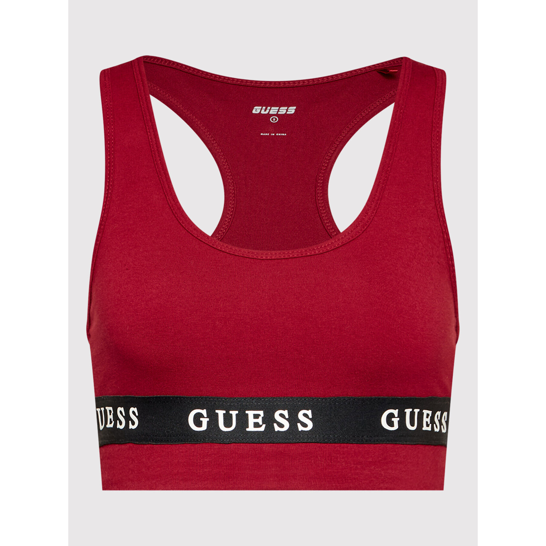 Guess Sutien top Aline V2RP07 KABR0 Vișiniu - Pled.ro