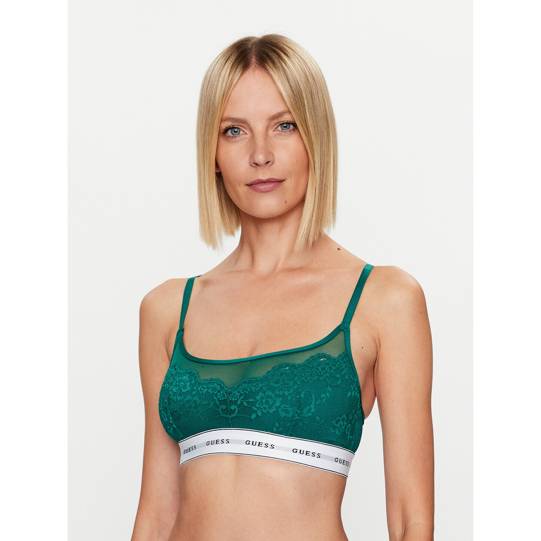 Guess Sutien top Belle O2BC07 KBBT0 Verde - Pled.ro