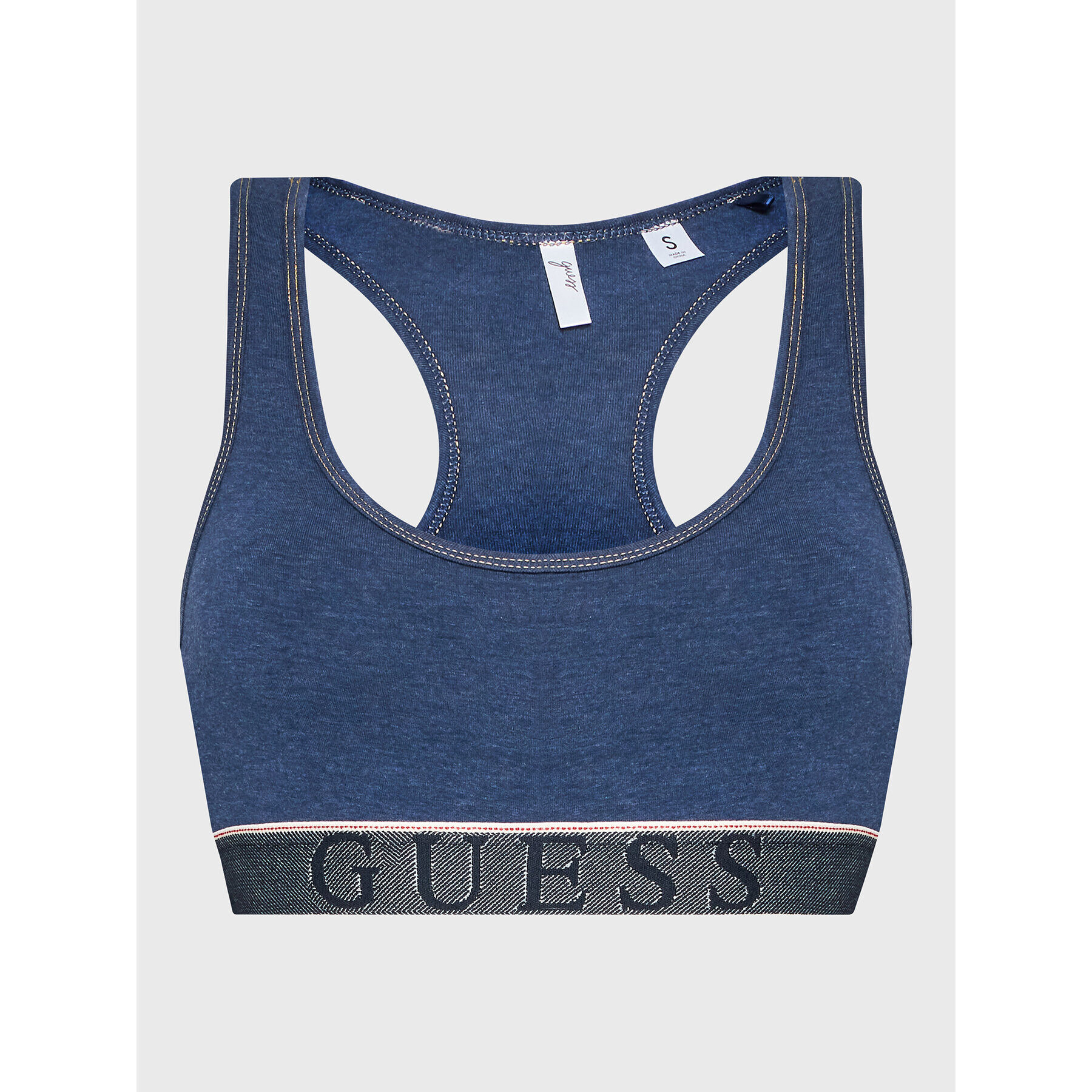 Guess Sutien top Carrie O97C01 KBHX0 Bleumarin - Pled.ro