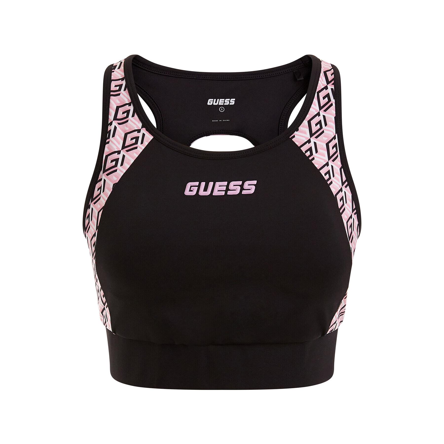 Guess Sutien top Debra V3RP04 MC03W Negru - Pled.ro