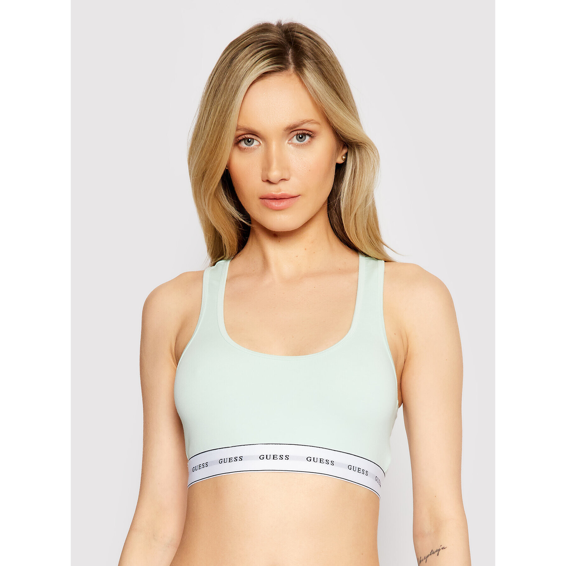 Guess Sutien top O97C01 JR04P Verde - Pled.ro