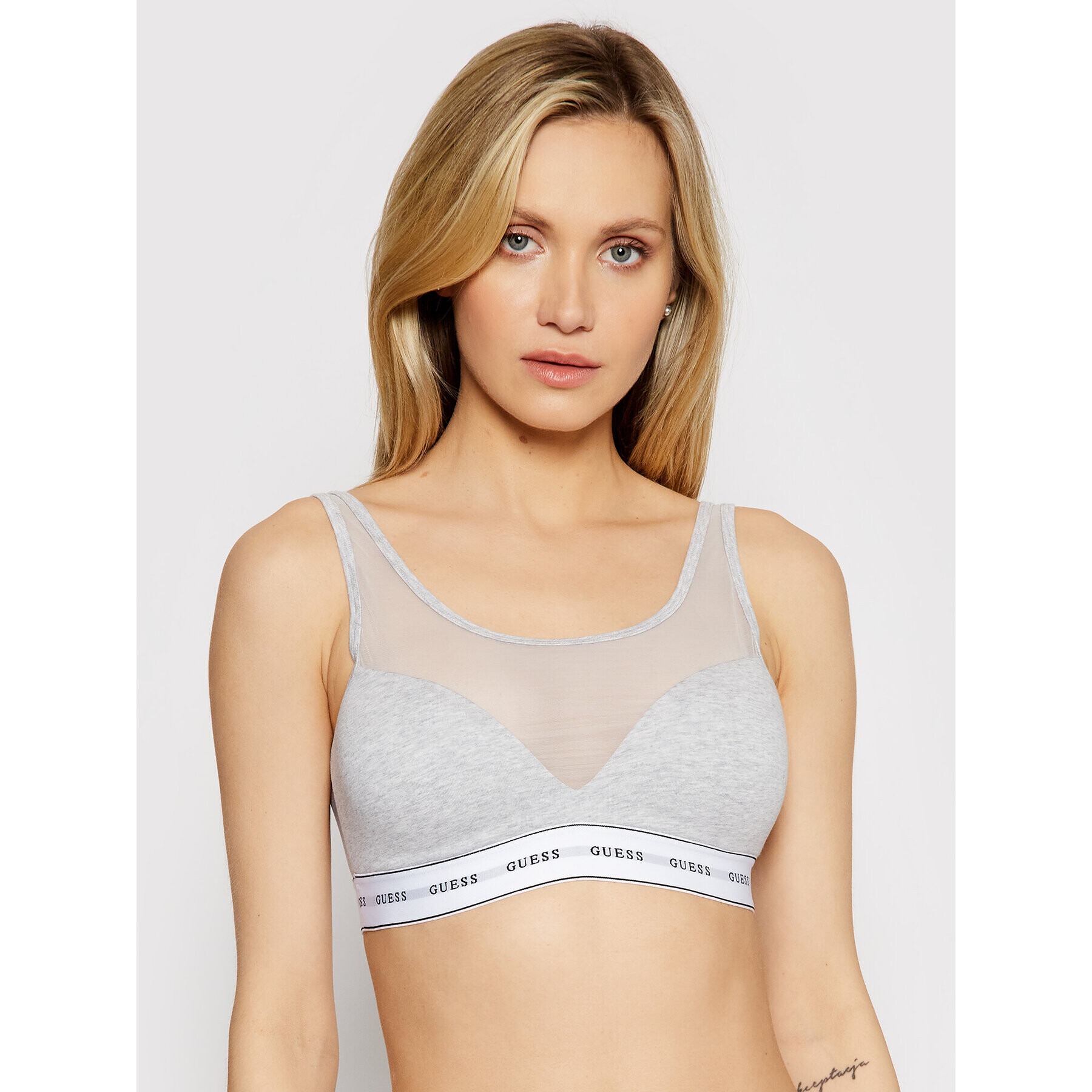 Guess Sutien top O97C04 JR04P Gri - Pled.ro