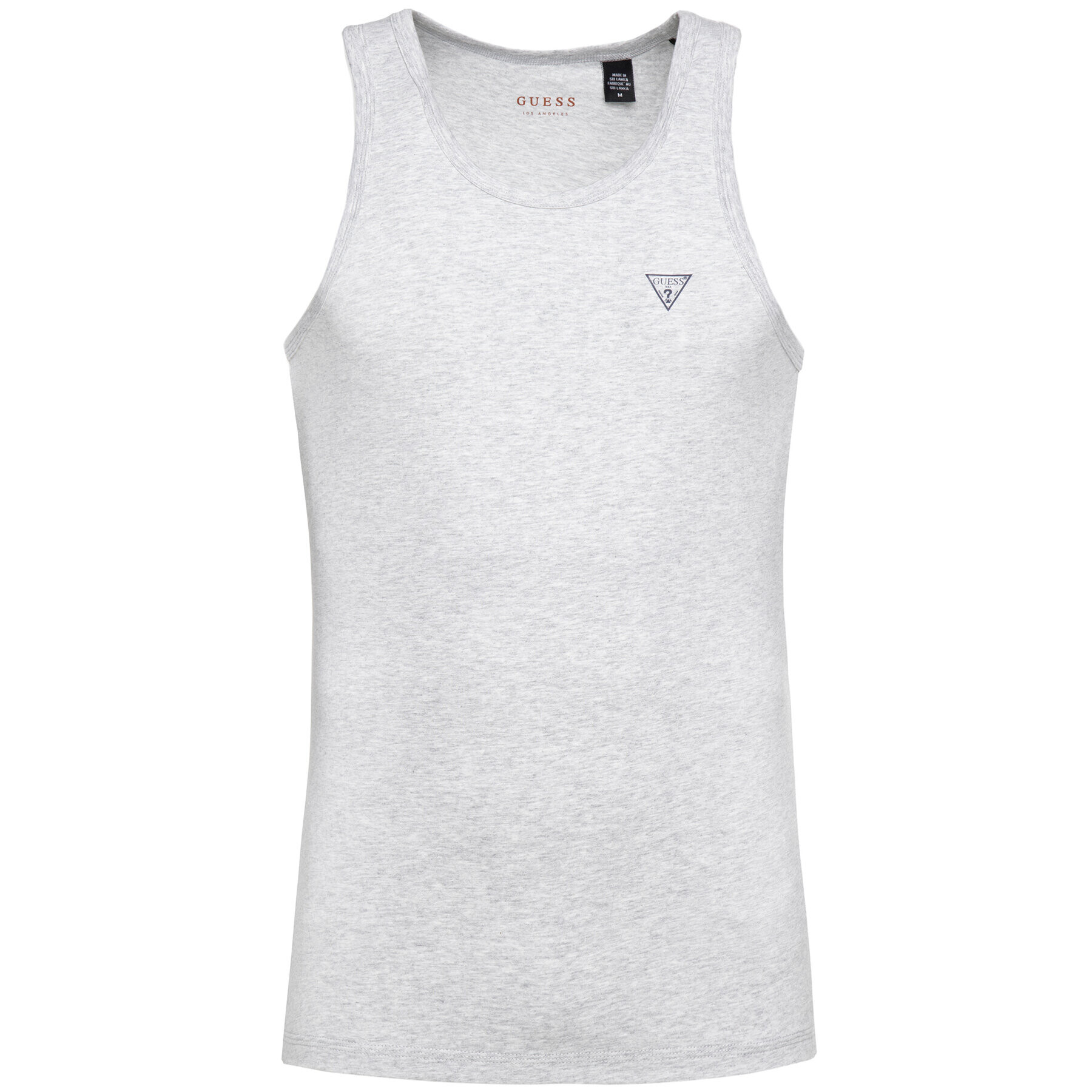 Guess Tank top U97M02 JR003 Gri Slim Fit - Pled.ro