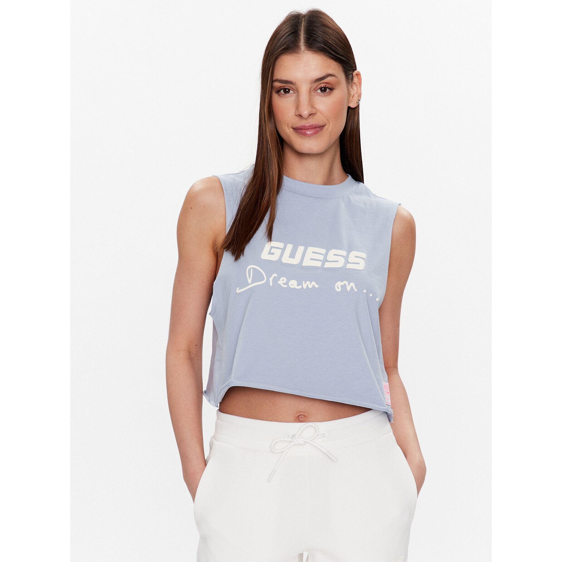 Guess Top Dalya V3GP11 K8FQ4 Albastru Regular Fit - Pled.ro