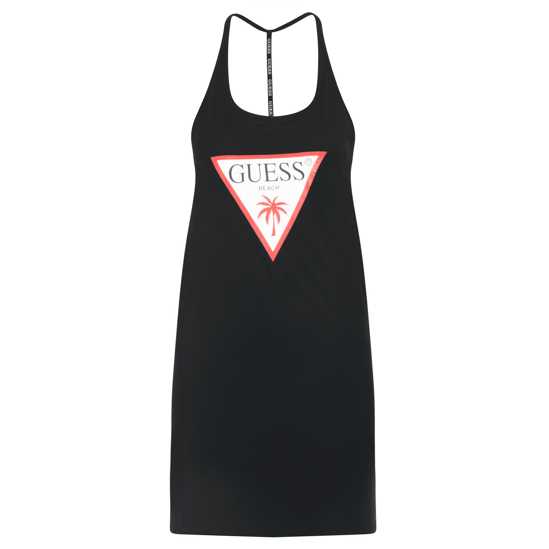 Guess Top E02I02 K8FY0 Negru Regular Fit - Pled.ro