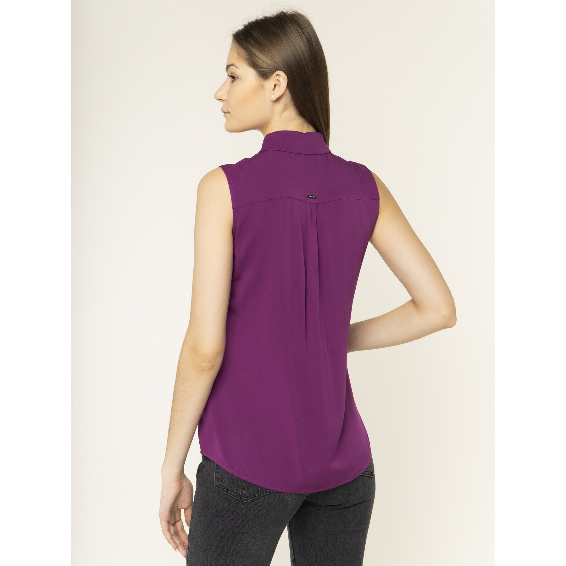 Guess Top Sl Madinah W01H84 WC9Z0 Violet Regular Fit - Pled.ro