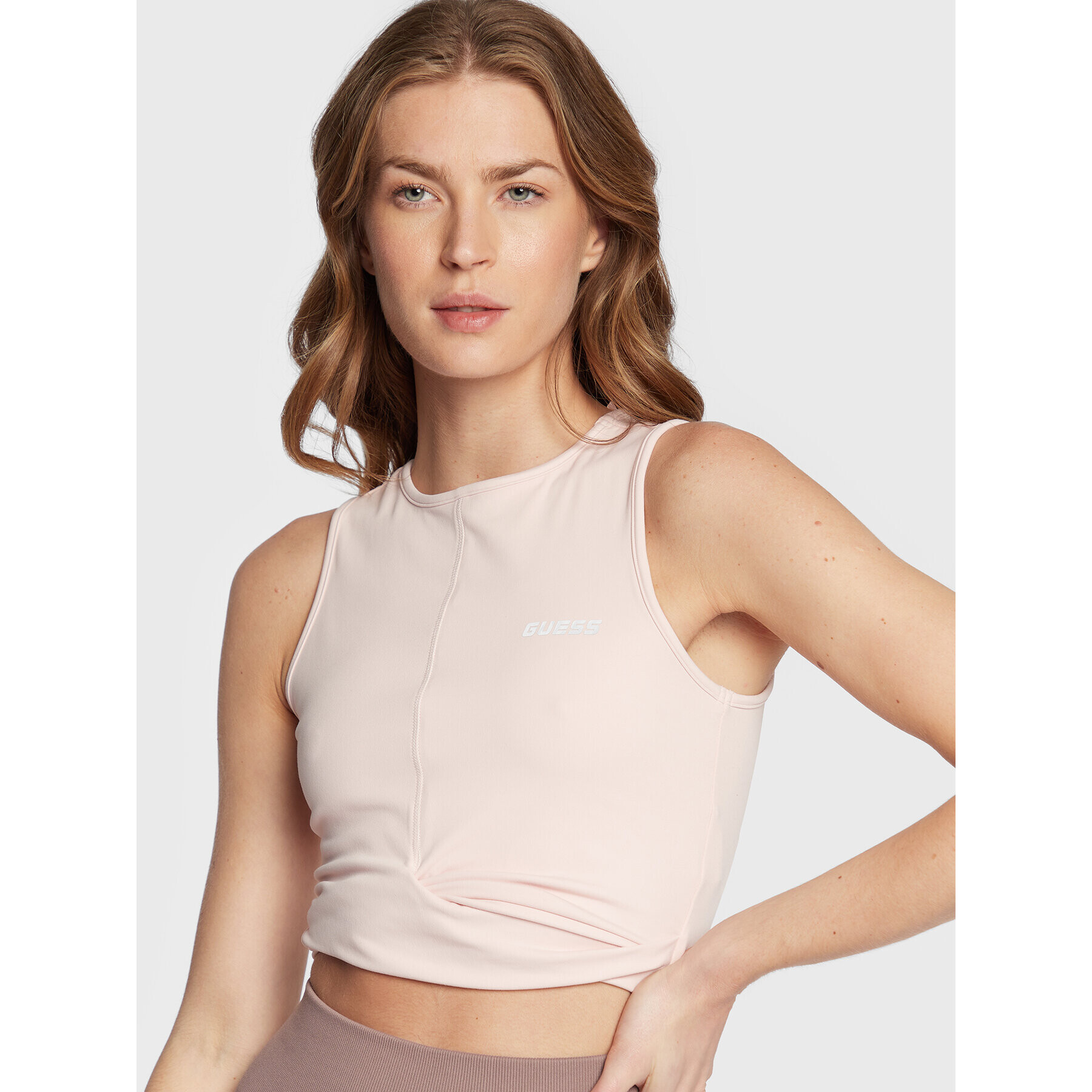 Guess Top V2BP03 MC04Z Roz Slim Fit - Pled.ro