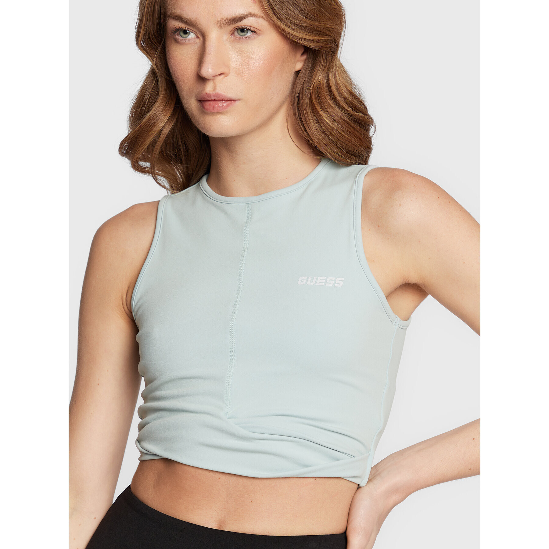 Guess Top V2BP03 MC04Z Verde Slim Fit - Pled.ro