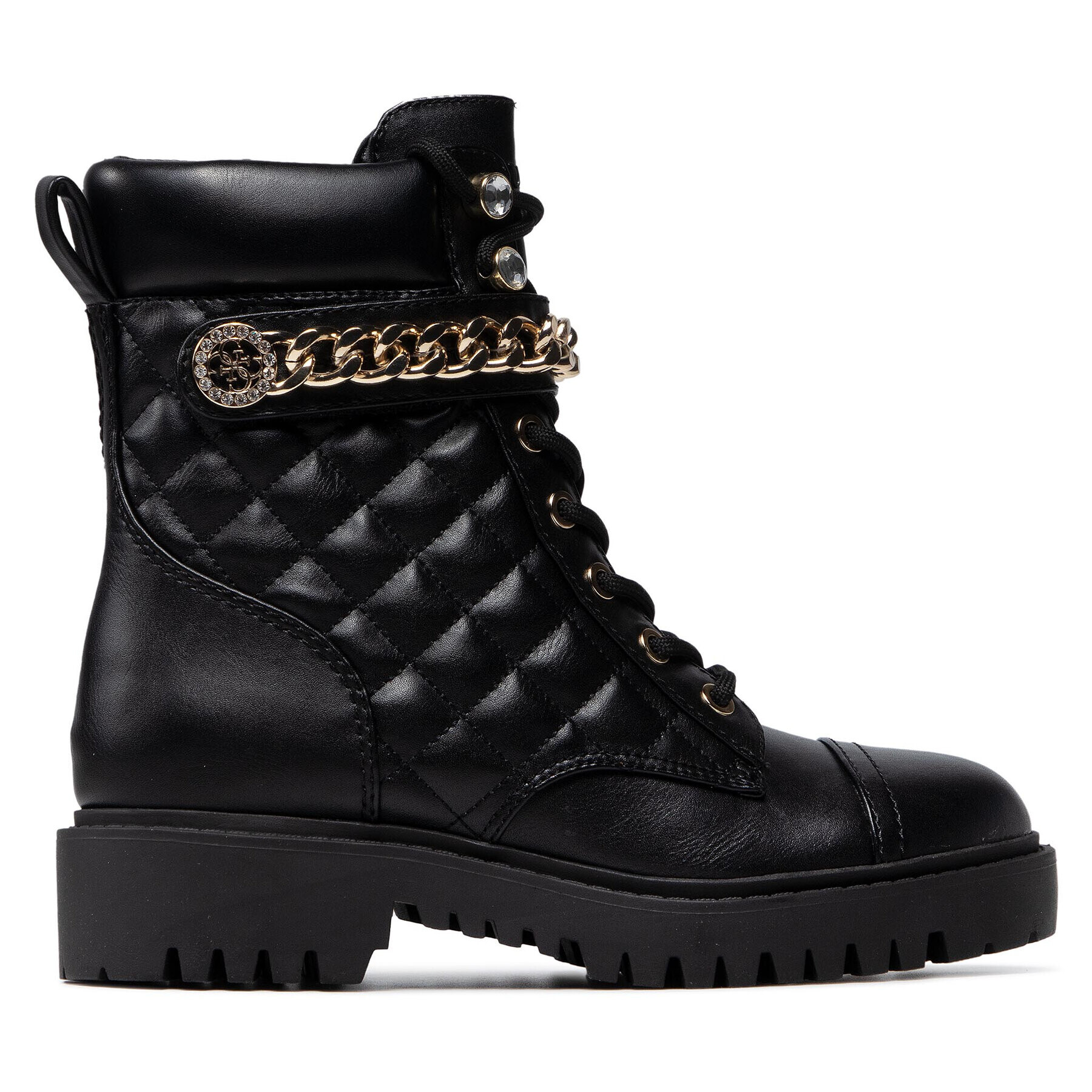 Guess Trappers FL8ODS ELE10 Negru - Pled.ro