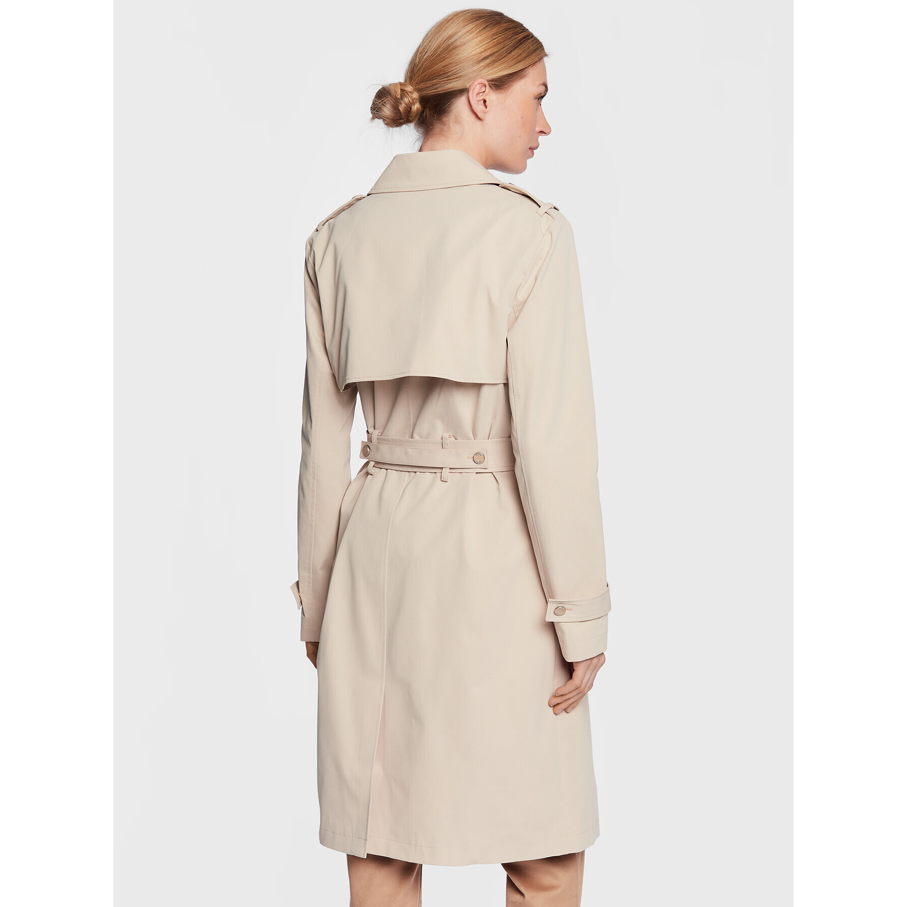 Guess Trench Felicia W3RL20 WF5Z2 Bej Regular Fit - Pled.ro