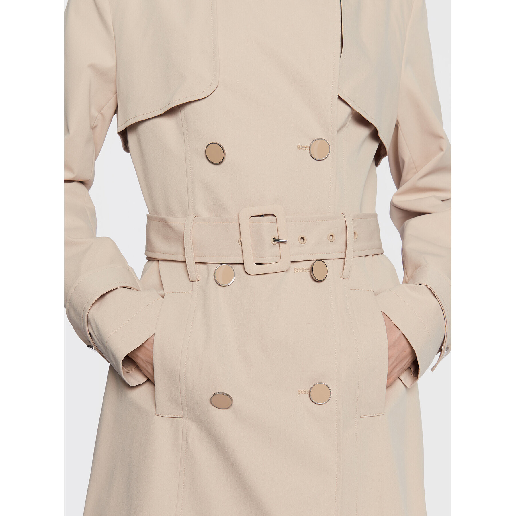 Guess Trench Felicia W3RL20 WF5Z2 Bej Regular Fit - Pled.ro