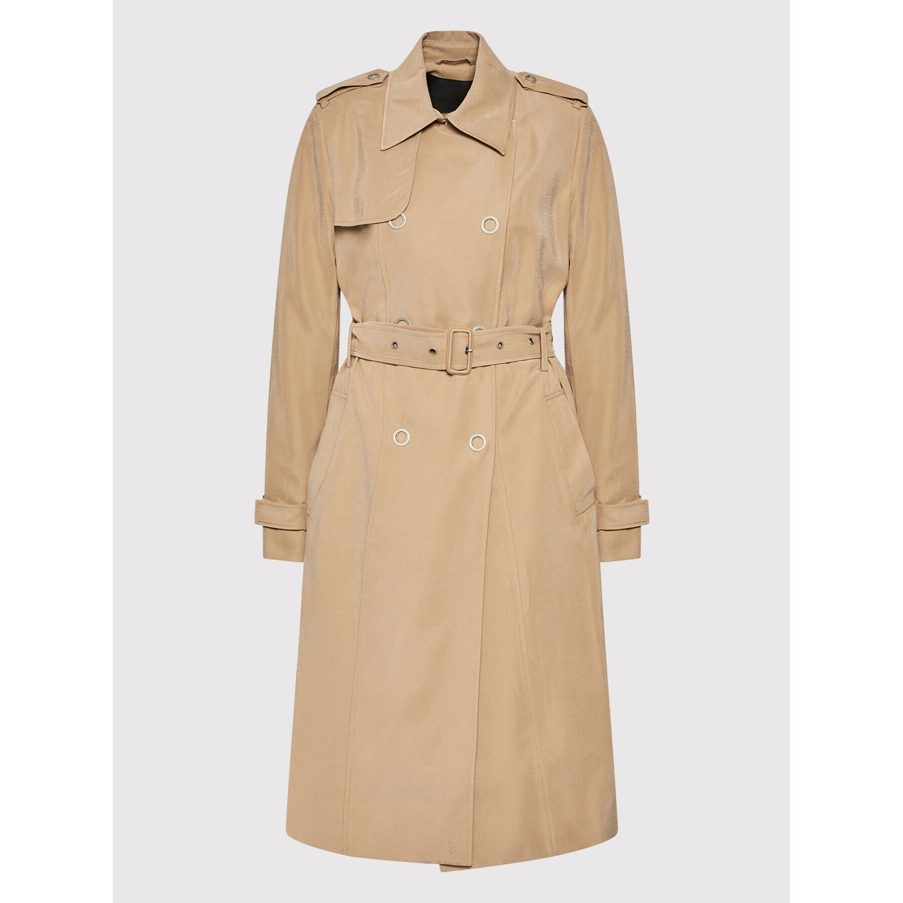 Guess Trench Gemma W2RL02 WE0K0 Bej Slim Fit - Pled.ro