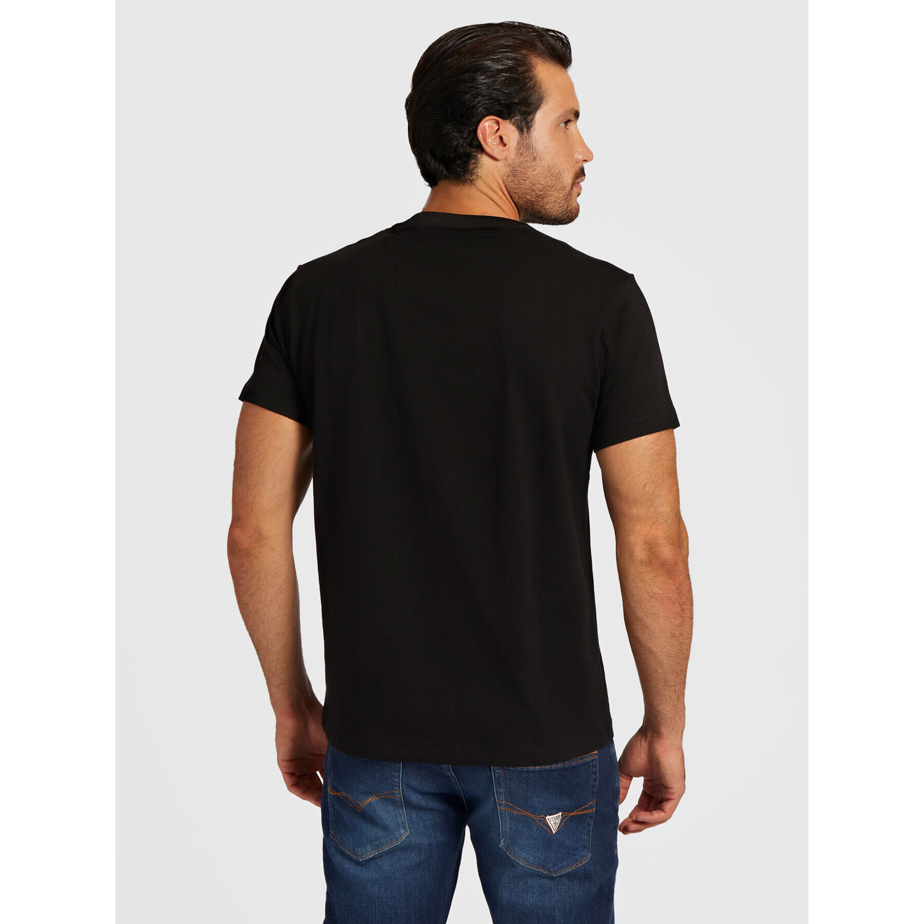 Guess Tricou Ardis M2BI56 I3Z14 Negru Regular Fit - Pled.ro