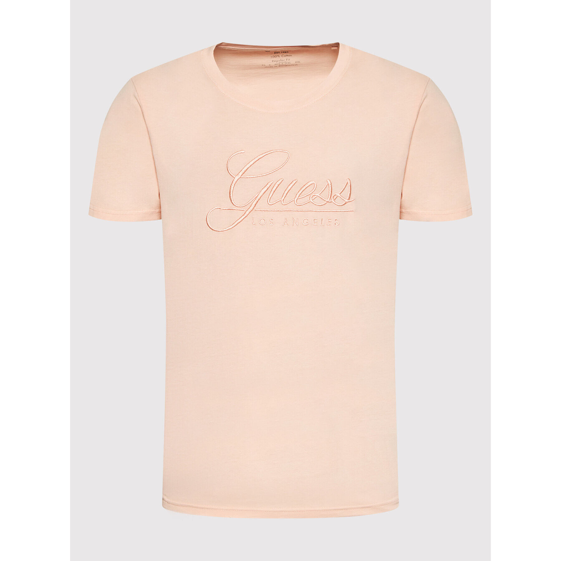 Guess Tricou Barry M2GI60 I3Z00 Roz Regular Fit - Pled.ro