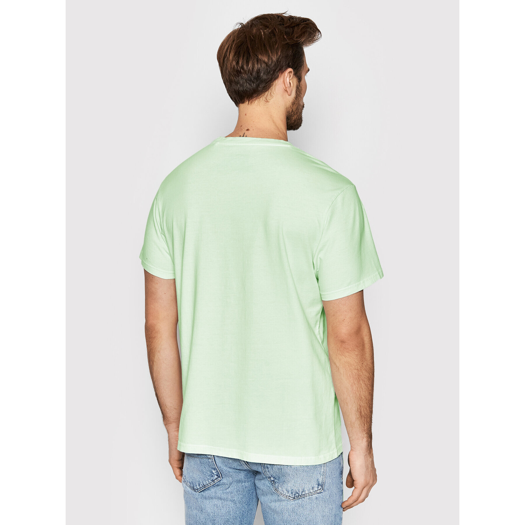 Guess Tricou Barry M2GI60 I3Z00 Verde Regular Fit - Pled.ro