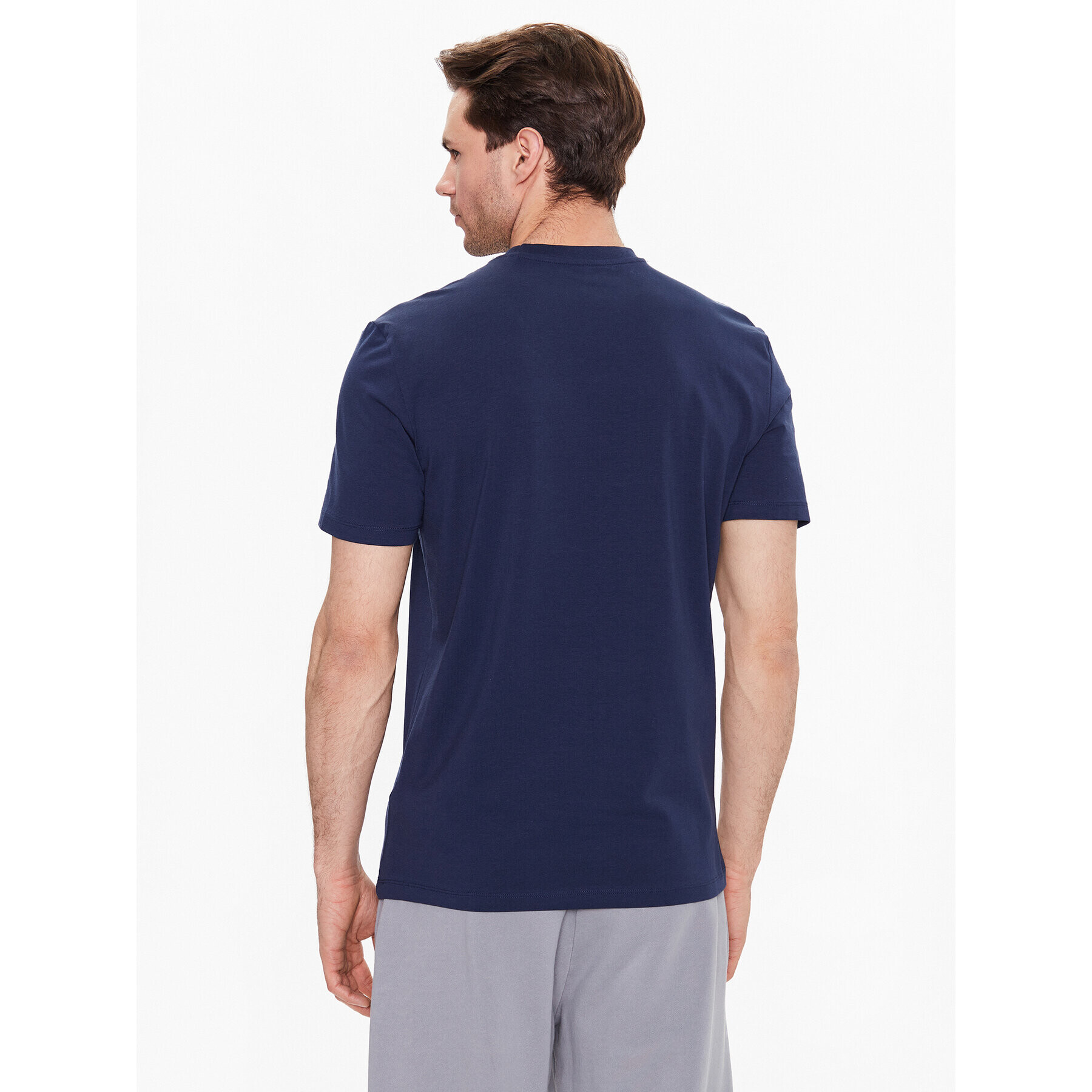 Guess Tricou Chile Z3GI11 J1314 Bleumarin Slim Fit - Pled.ro