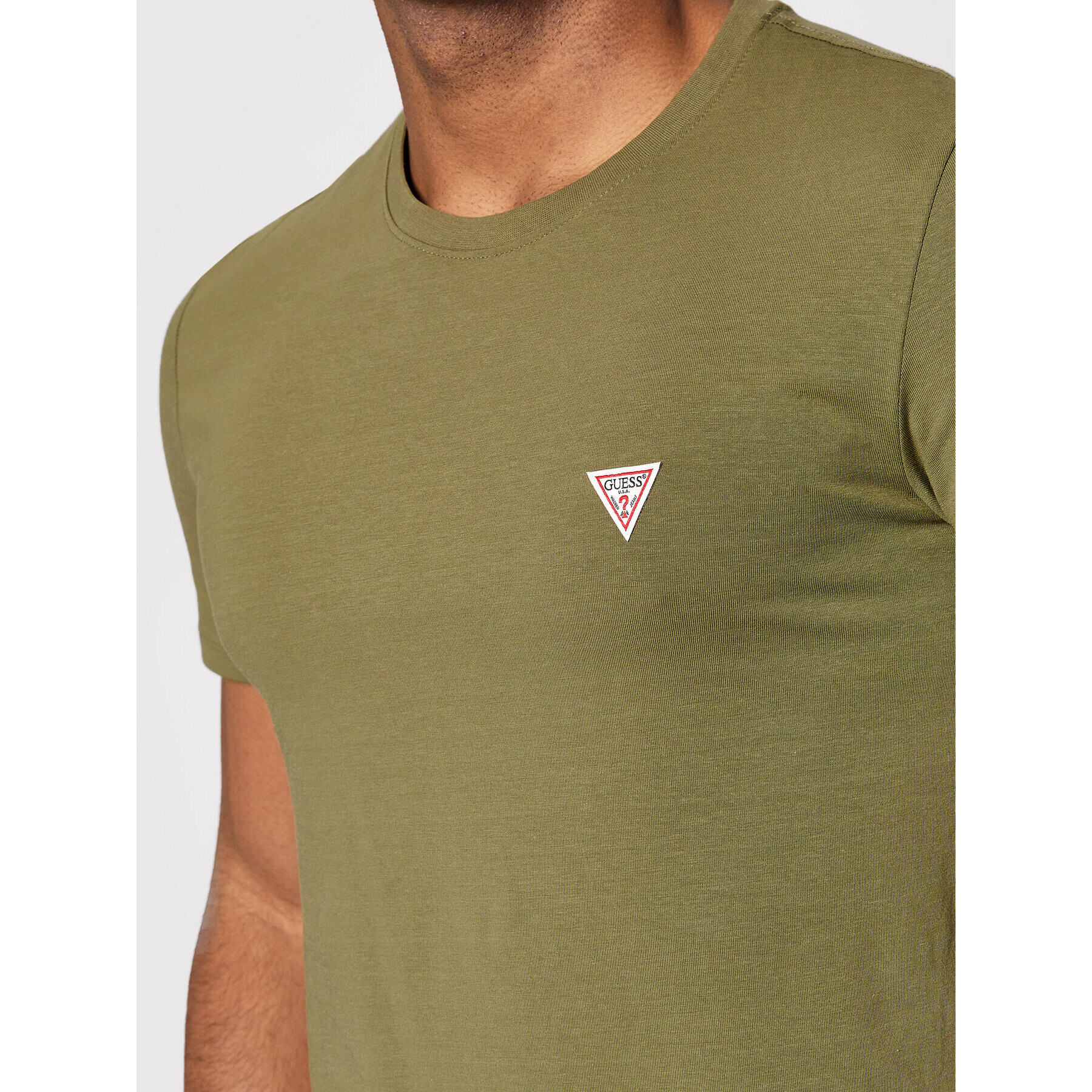 Guess Tricou Cn SS Core M1RI36 I3Z11 Verde Slim Fit - Pled.ro