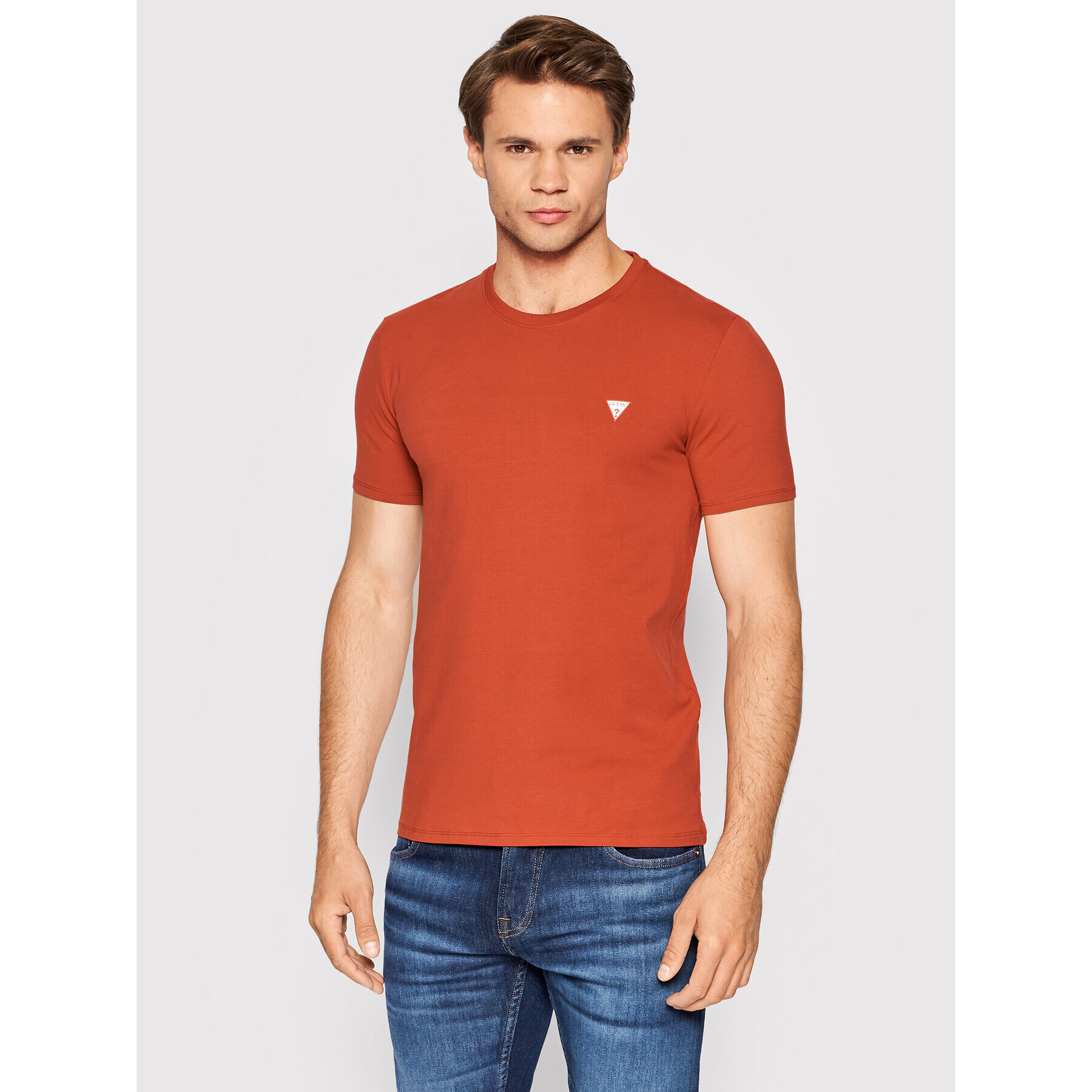 Guess Tricou Core M2YI24 J1311 Roșu Super Slim Fit - Pled.ro