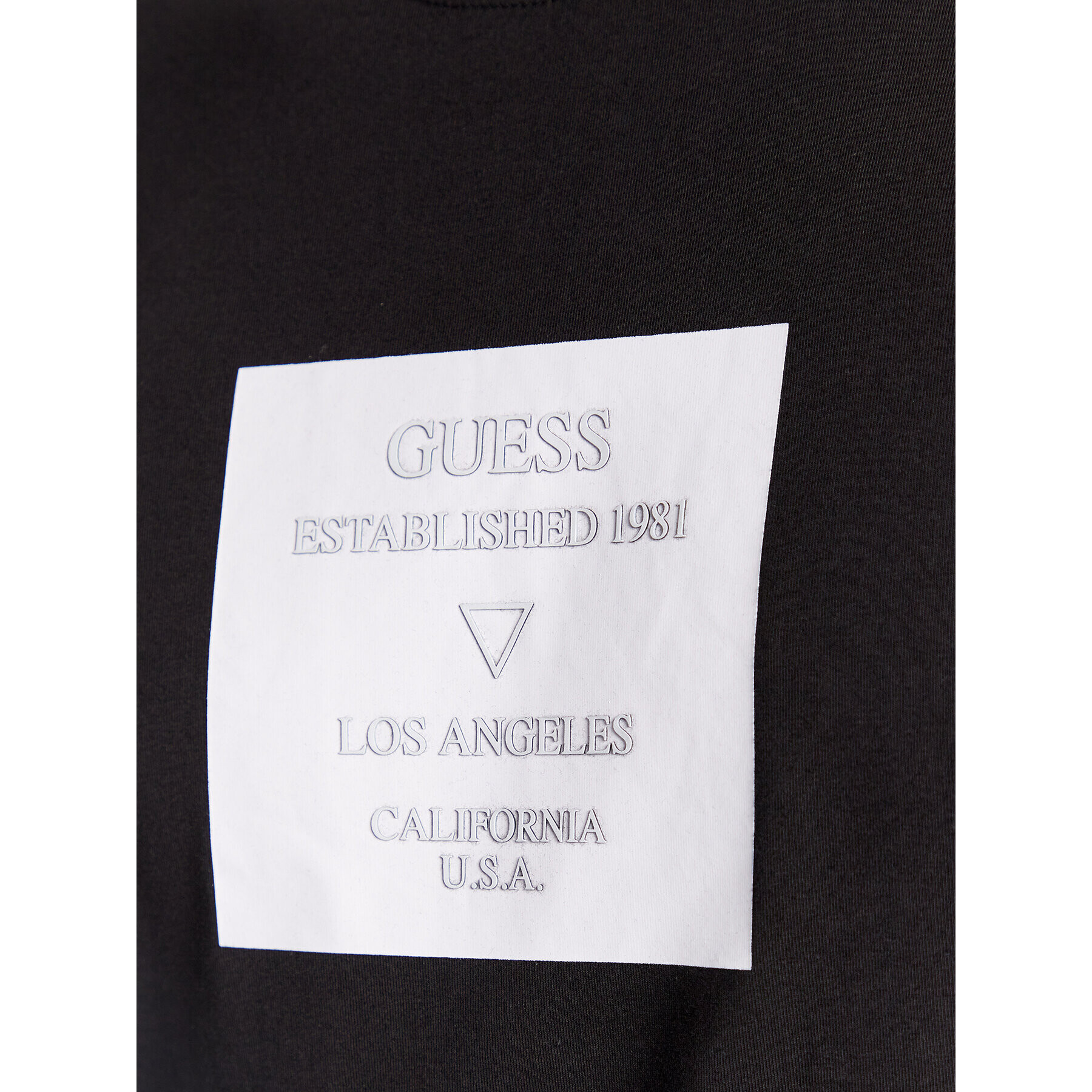 Guess Tricou Dukker M2BI52 J1314 Negru Slim Fit - Pled.ro