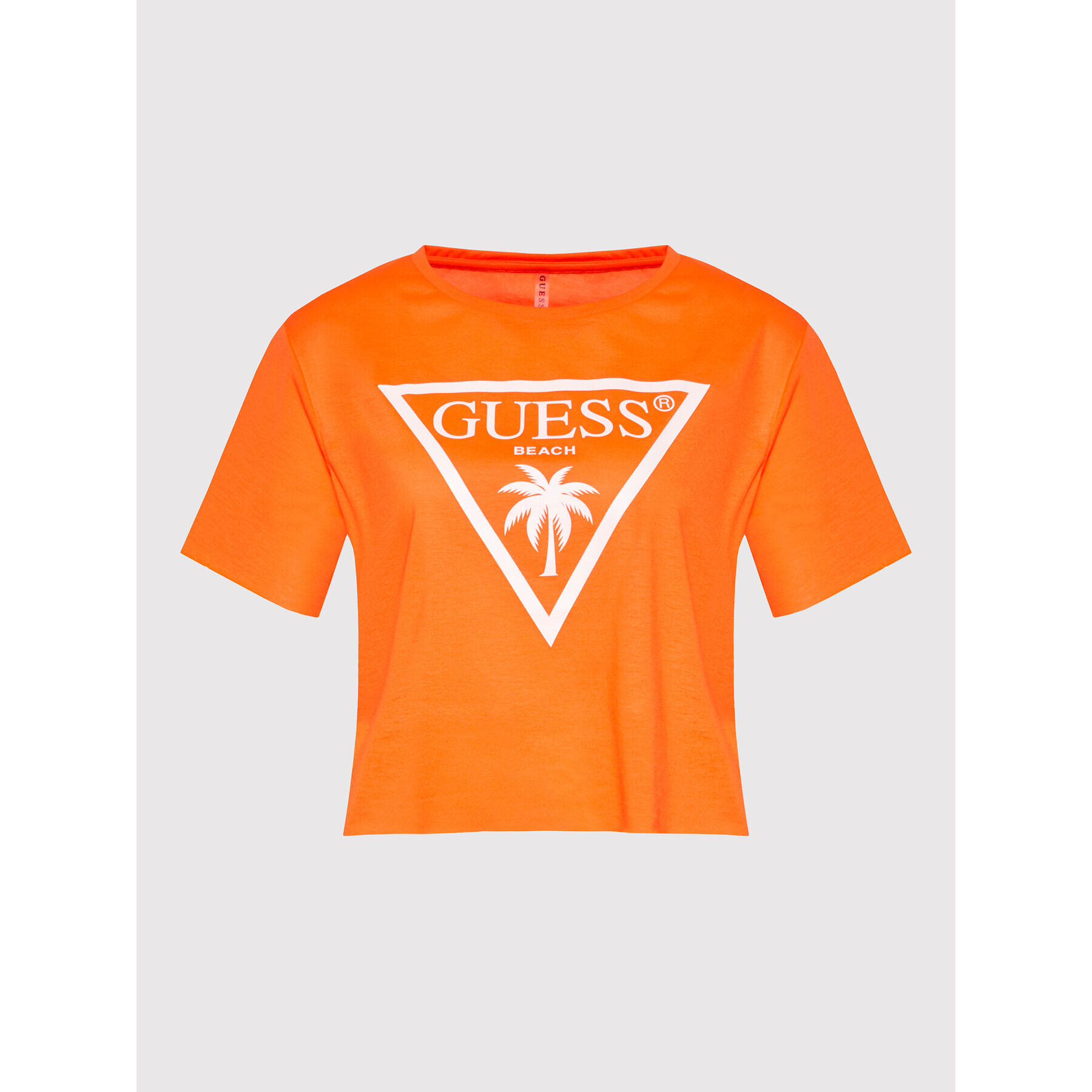 Guess Tricou E02I01 KB9I0 Portocaliu Regular Fit - Pled.ro