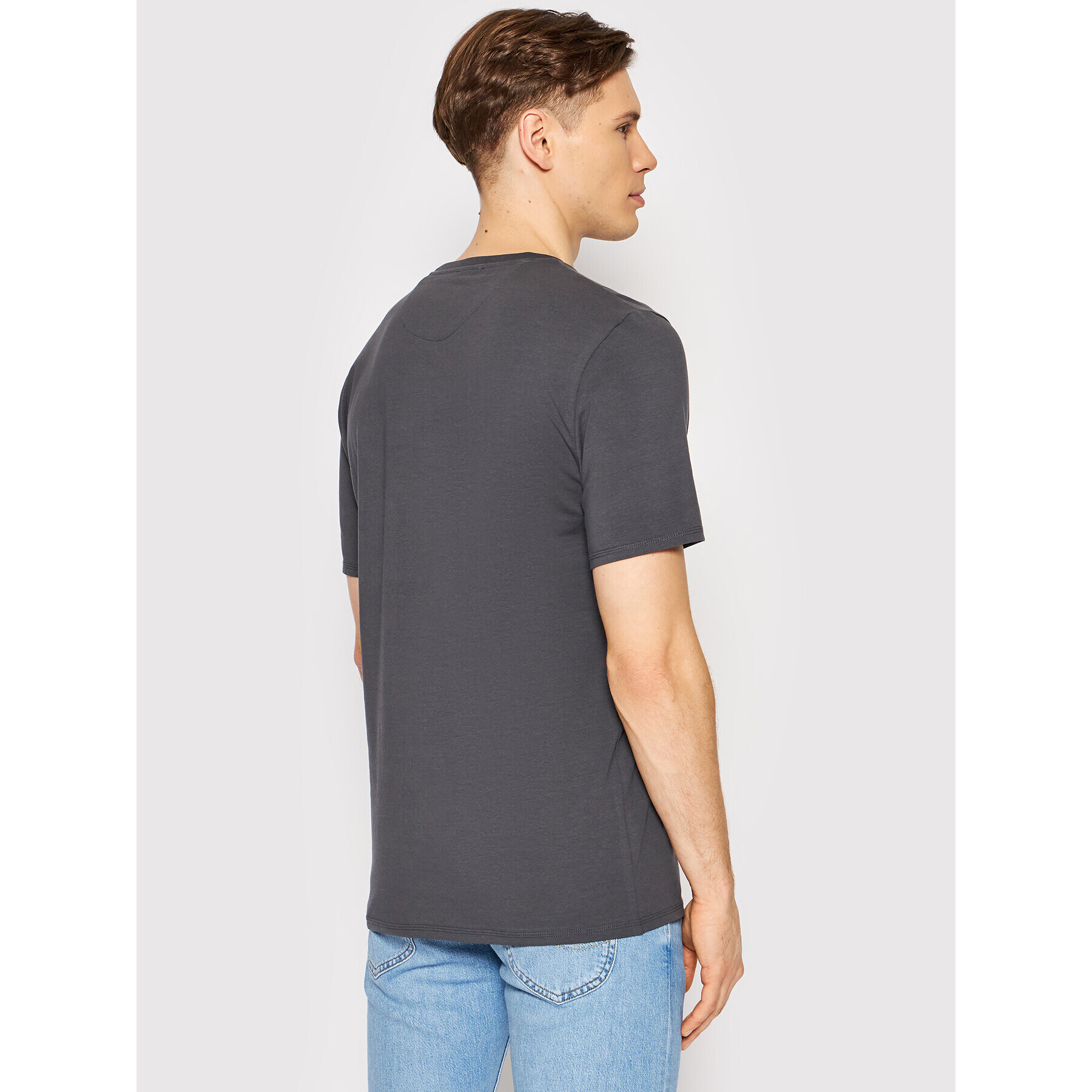 Guess Tricou F2GI00 J1311 Gri Slim Fit - Pled.ro