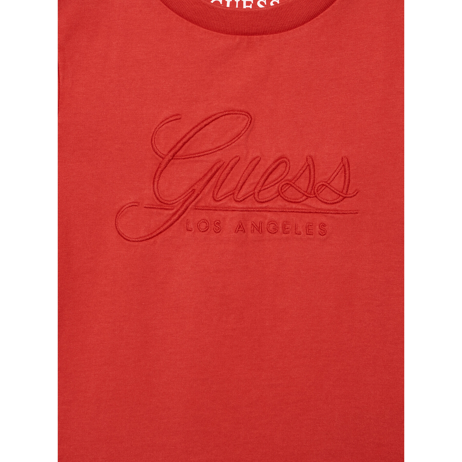 Guess Tricou H2RJ08 RA260 Roșu Regular Fit - Pled.ro