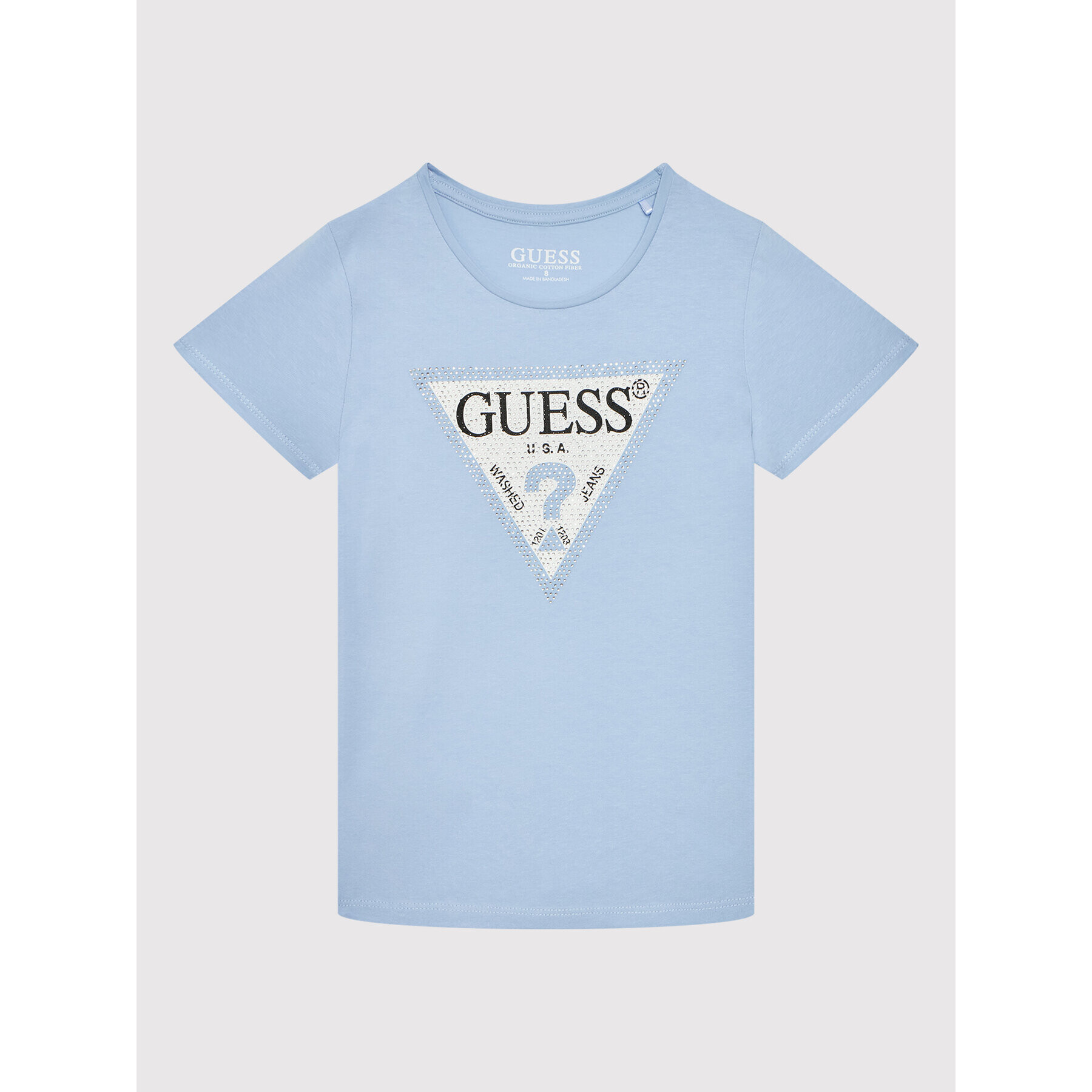 Guess Tricou J1YI35 K6YW1 Albastru Regular Fit - Pled.ro