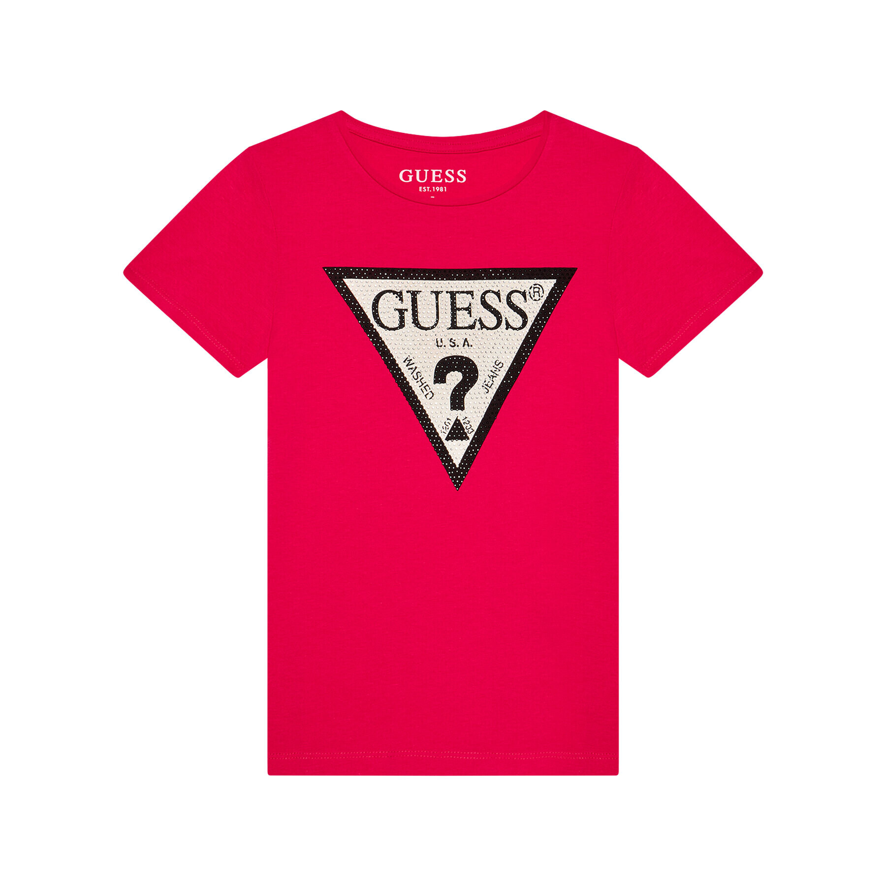 Guess Tricou J1YI35 K6YW1 Roz Regular Fit - Pled.ro