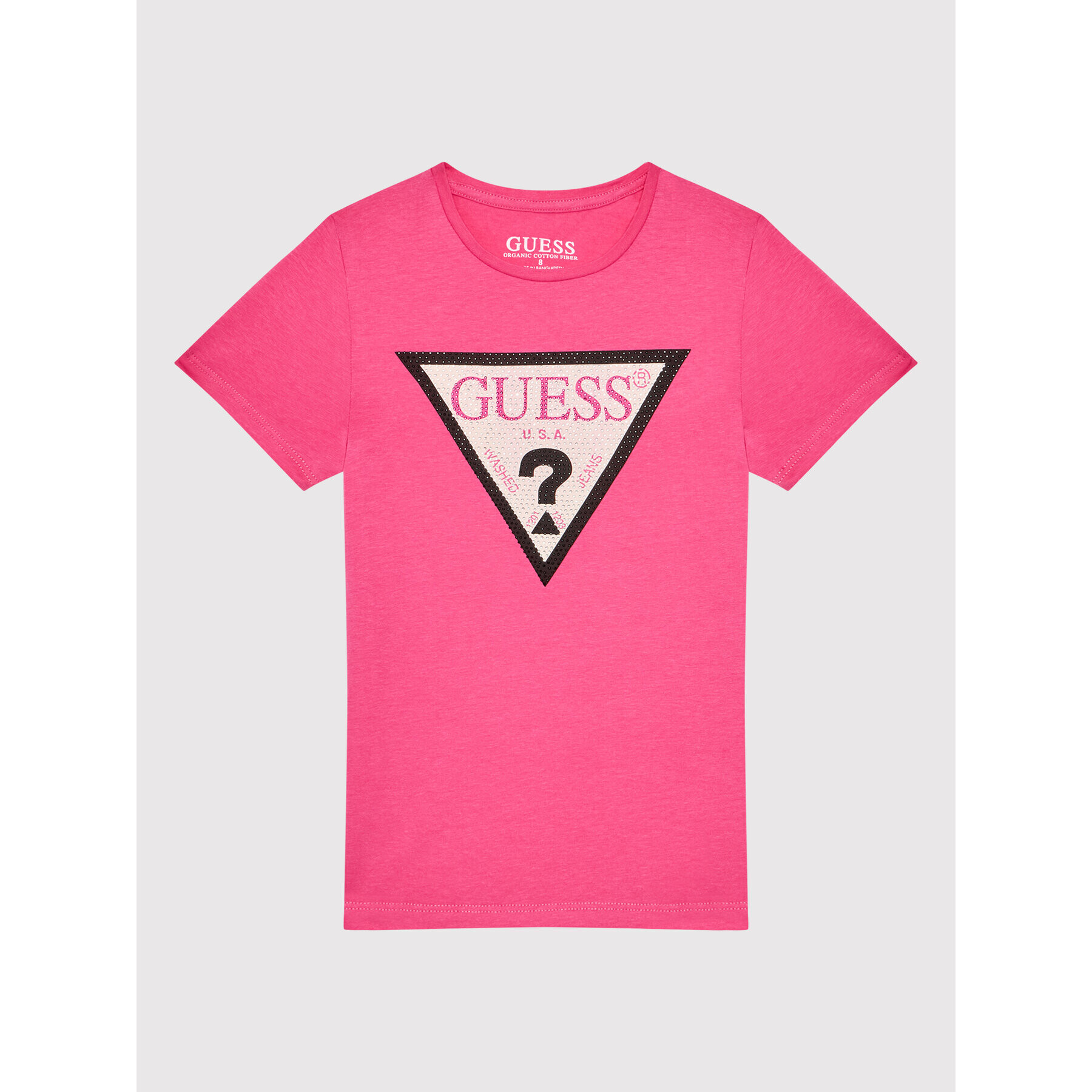 Guess Tricou J1YI35 K6YW1 Roz Regular Fit - Pled.ro