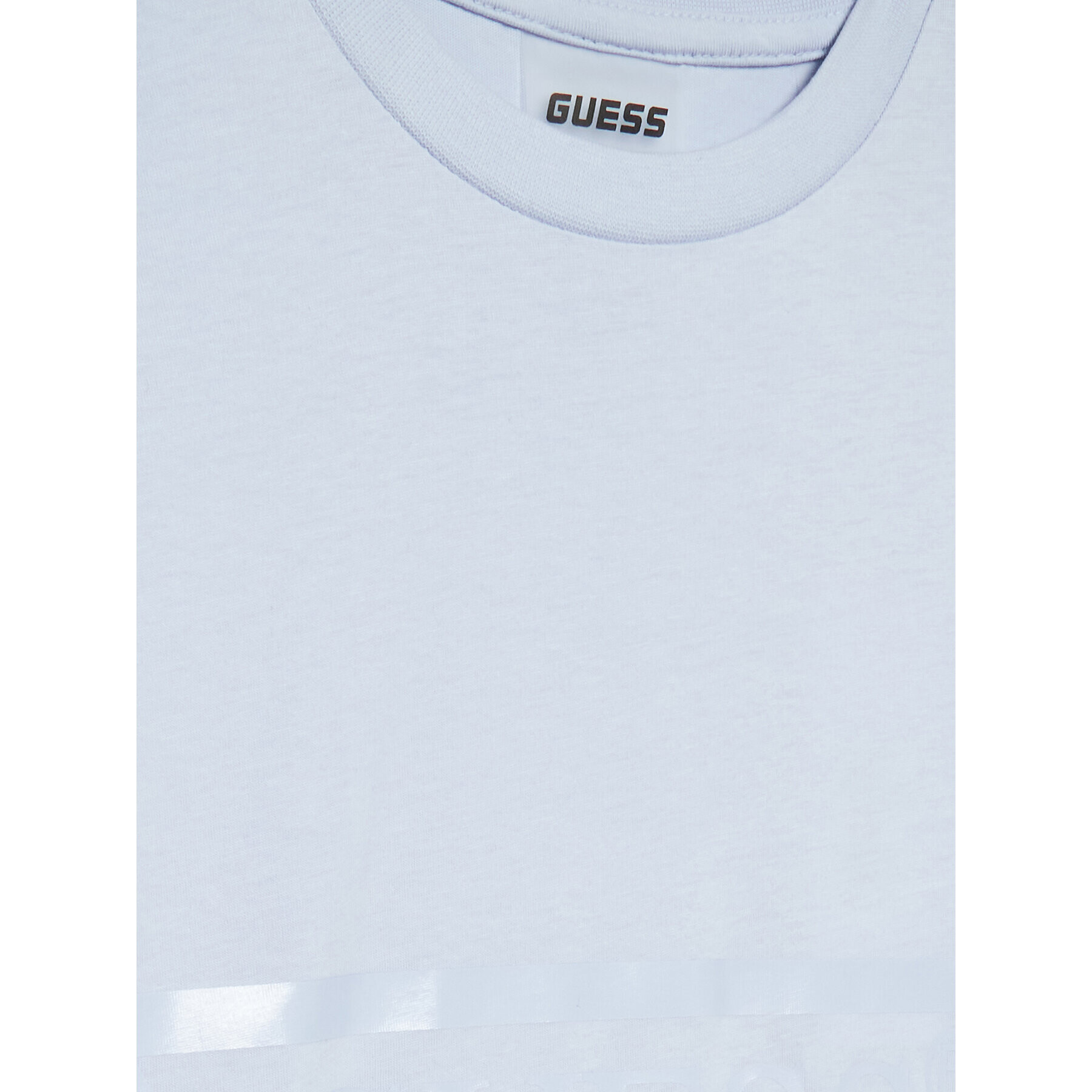 Guess Tricou J2BI41 K8HM0 Albastru Cropped Fit - Pled.ro