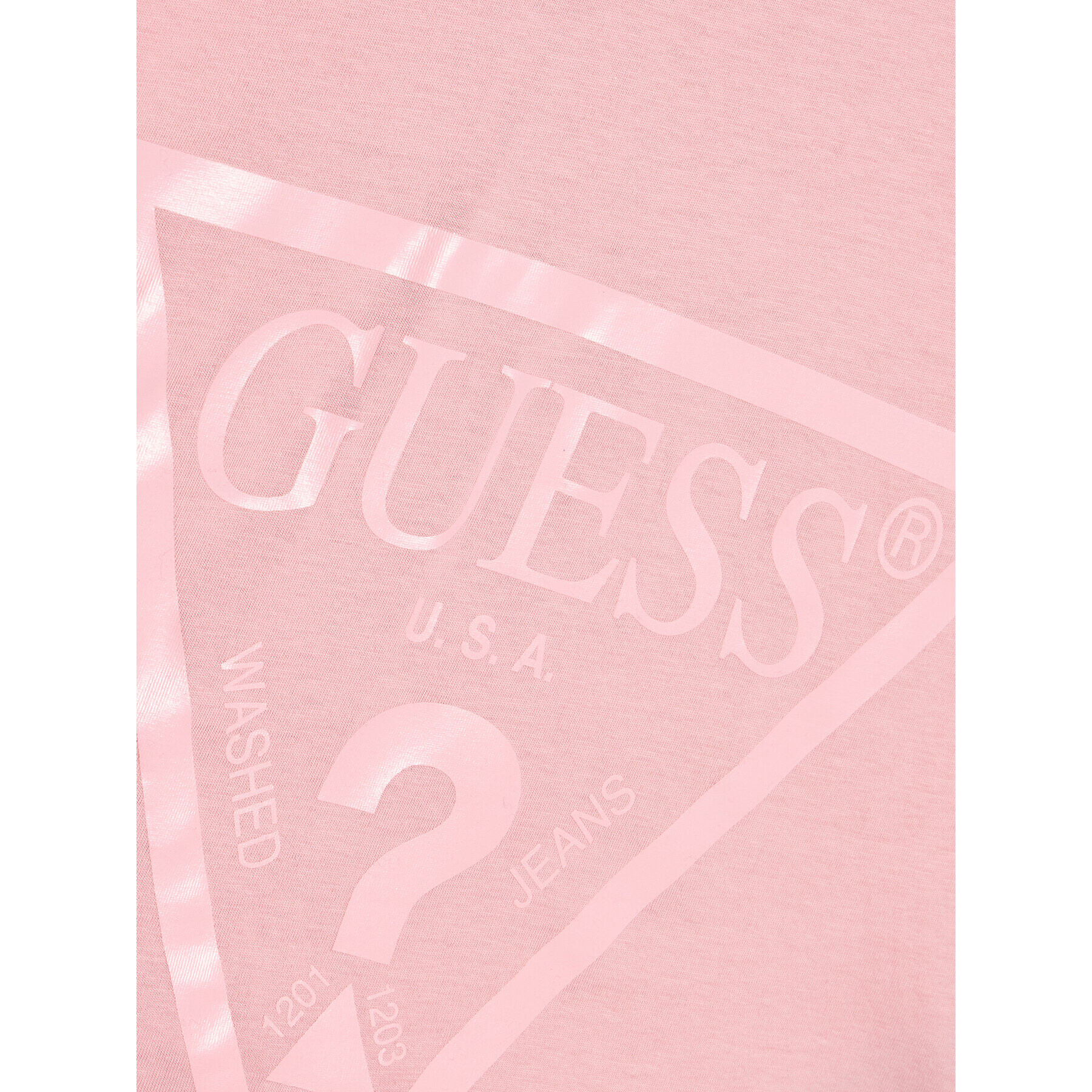 Guess Tricou J2BI41 K8HM0 Roz Cropped Fit - Pled.ro