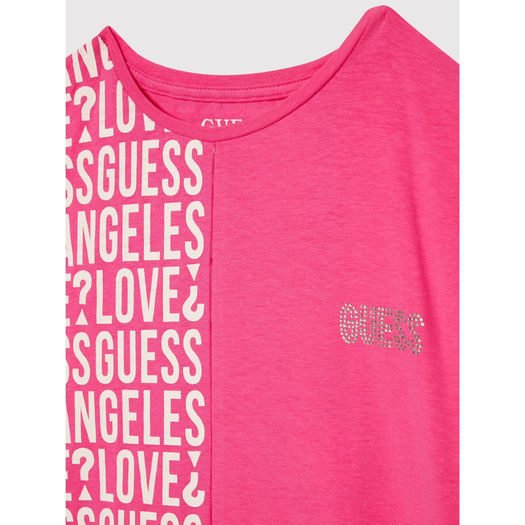 Guess Tricou J2RI27K 6YW1 Roz Regular Fit - Pled.ro