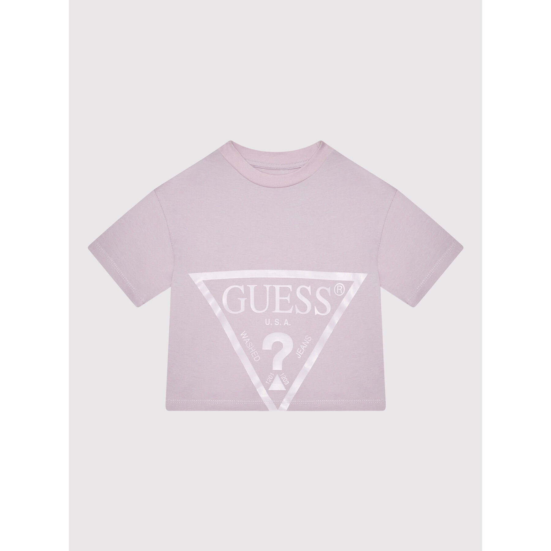 Guess Tricou J2RI31 K8HM0 Violet Relaxed Fit - Pled.ro