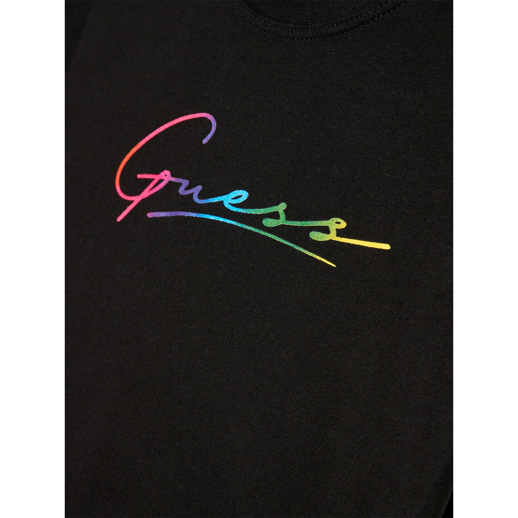 Guess Tricou J2RI38 I3Z11 Negru Relaxed Fit - Pled.ro