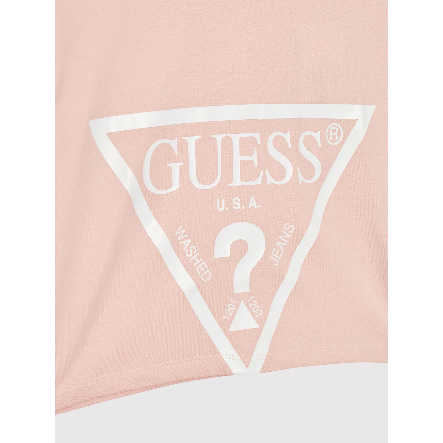 Guess Tricou J2YI38 K8HM0 Roz Regular Fit - Pled.ro