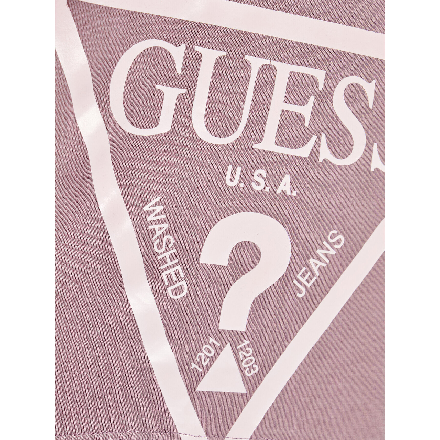 Guess Tricou J2YI38 K8HM0 Violet Regular Fit - Pled.ro